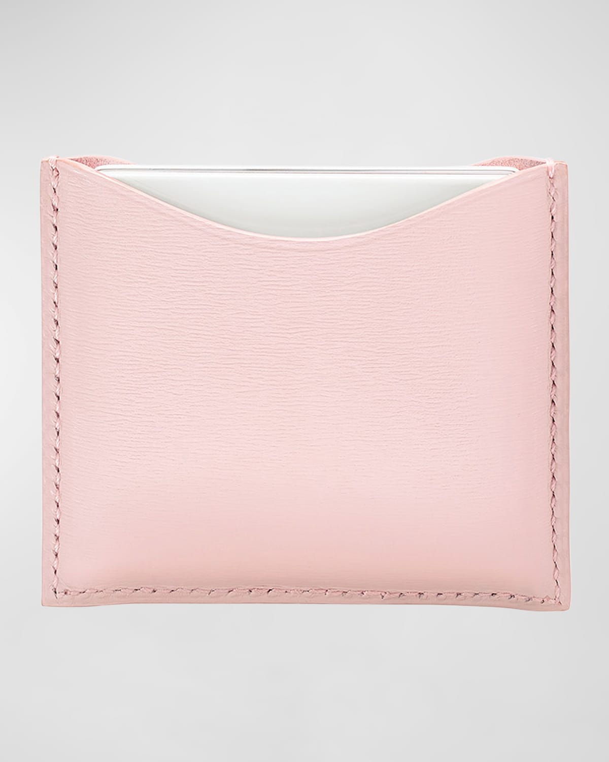 Shop La Bouche Rouge Refillable Leather Compact Case In Pink