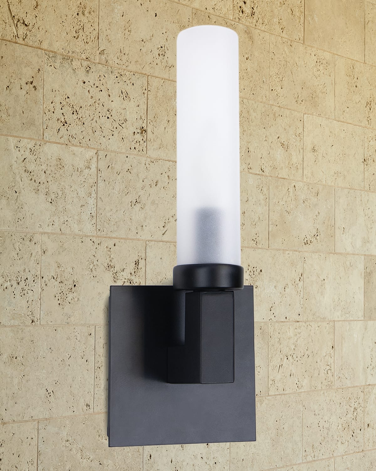 Coastal Living By Regina Andrew Montecito Single-light Outdoor Wall Sconce In Black