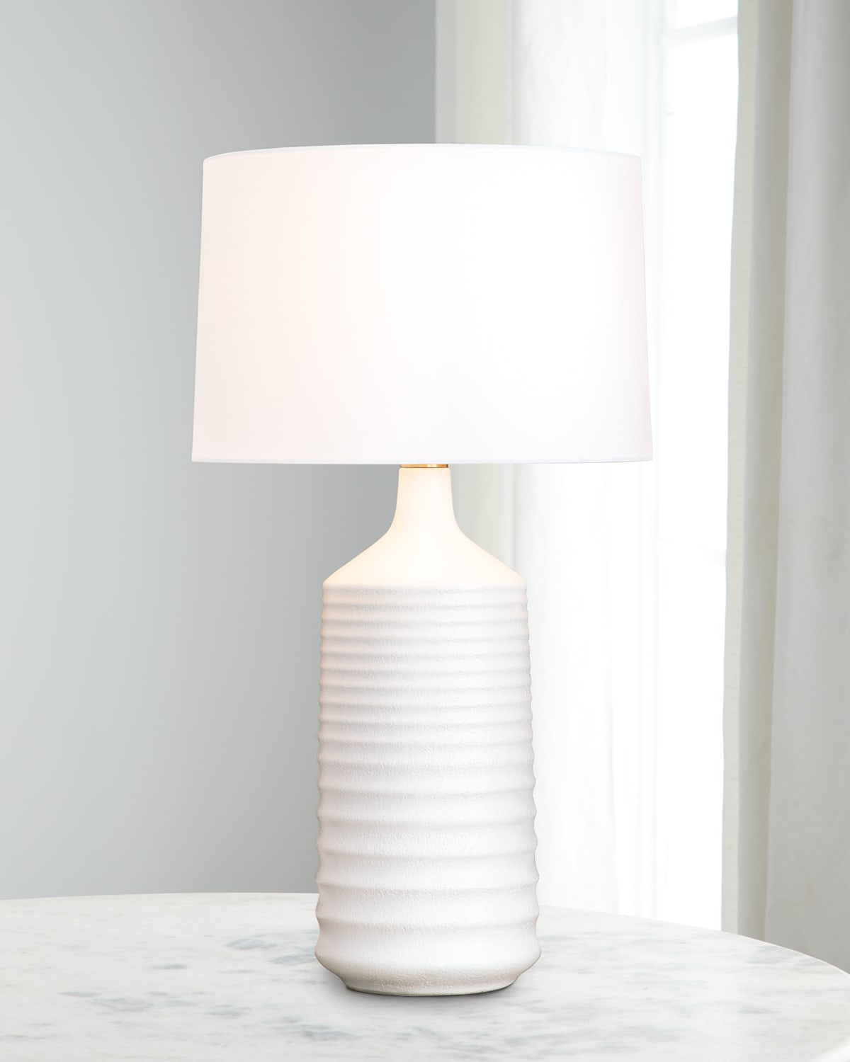 Shop Coastal Living By Regina Andrew Temperance Ceramic Table Lamp In White