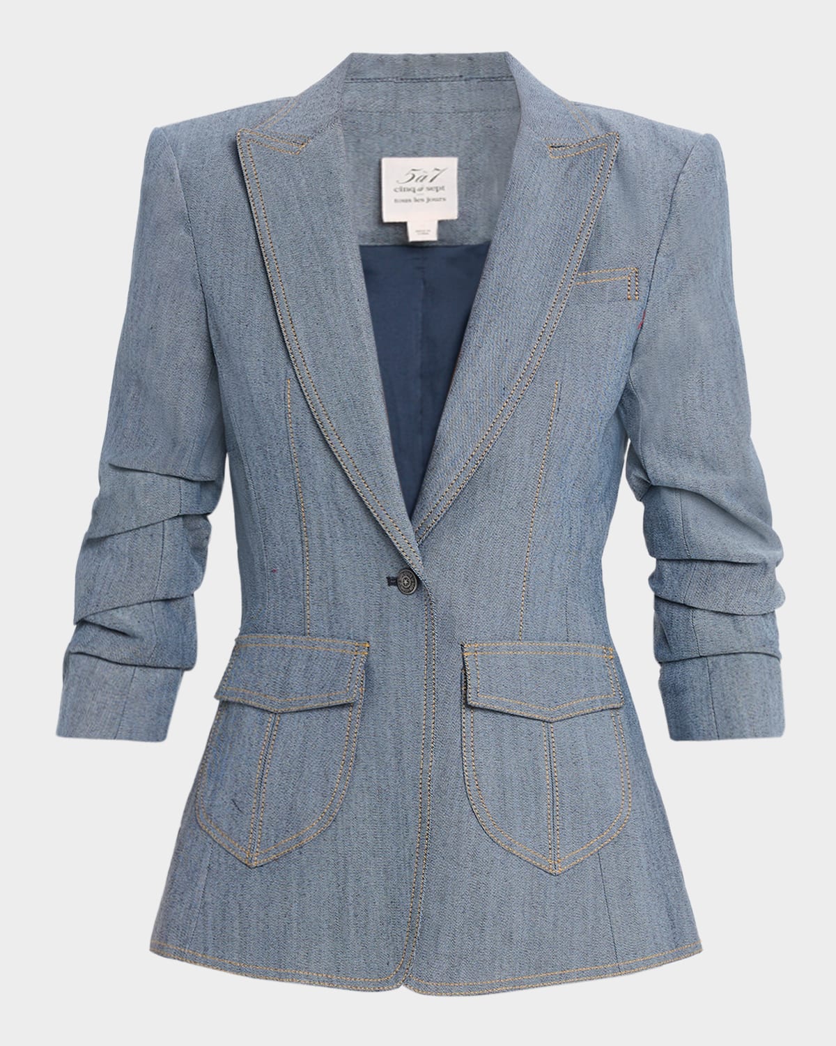 Cinq À Sept Louisa Jacket In Blue