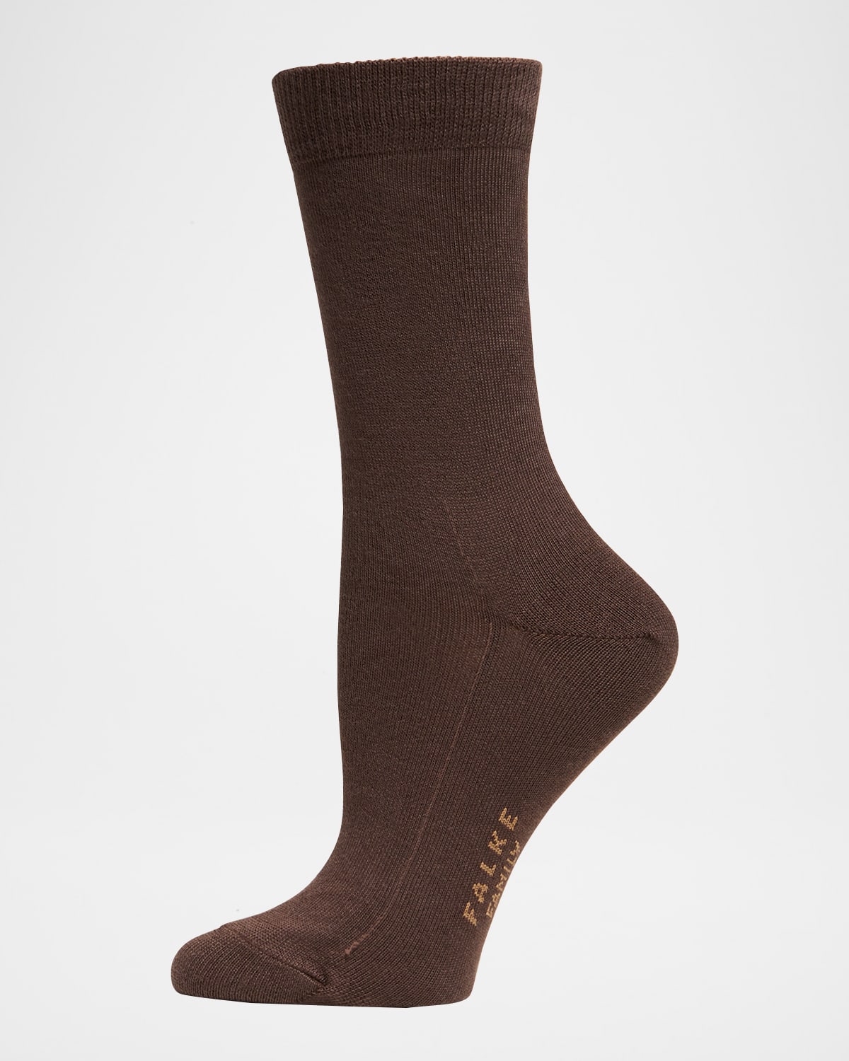 Shop Falke Family Sustainable Socks In Brown