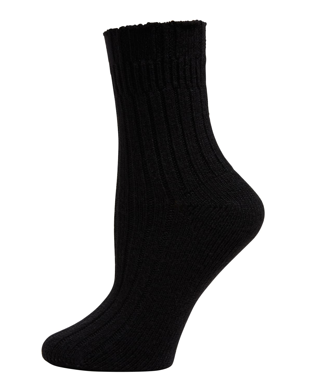 Shop Falke Bedsock Ribbed Socks In Black