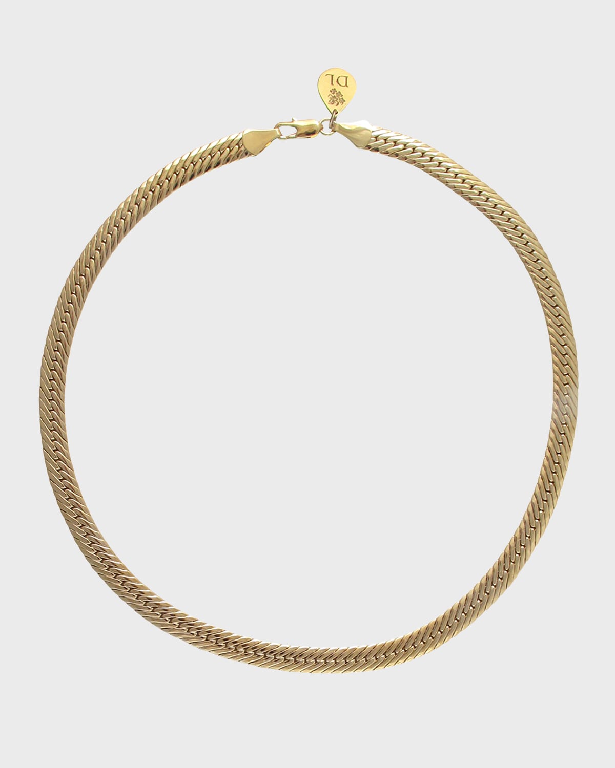 Devon Leigh Herringbone Chain Necklace