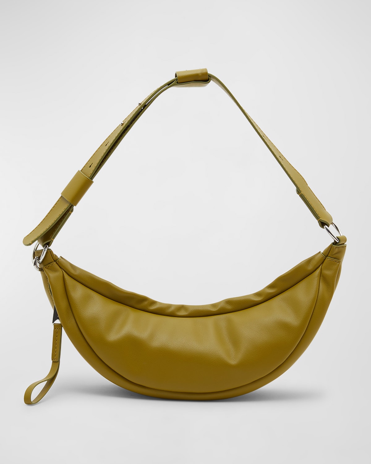 Proenza Schouler White Label Stanton Leather Sling Bag In 315 Moss
