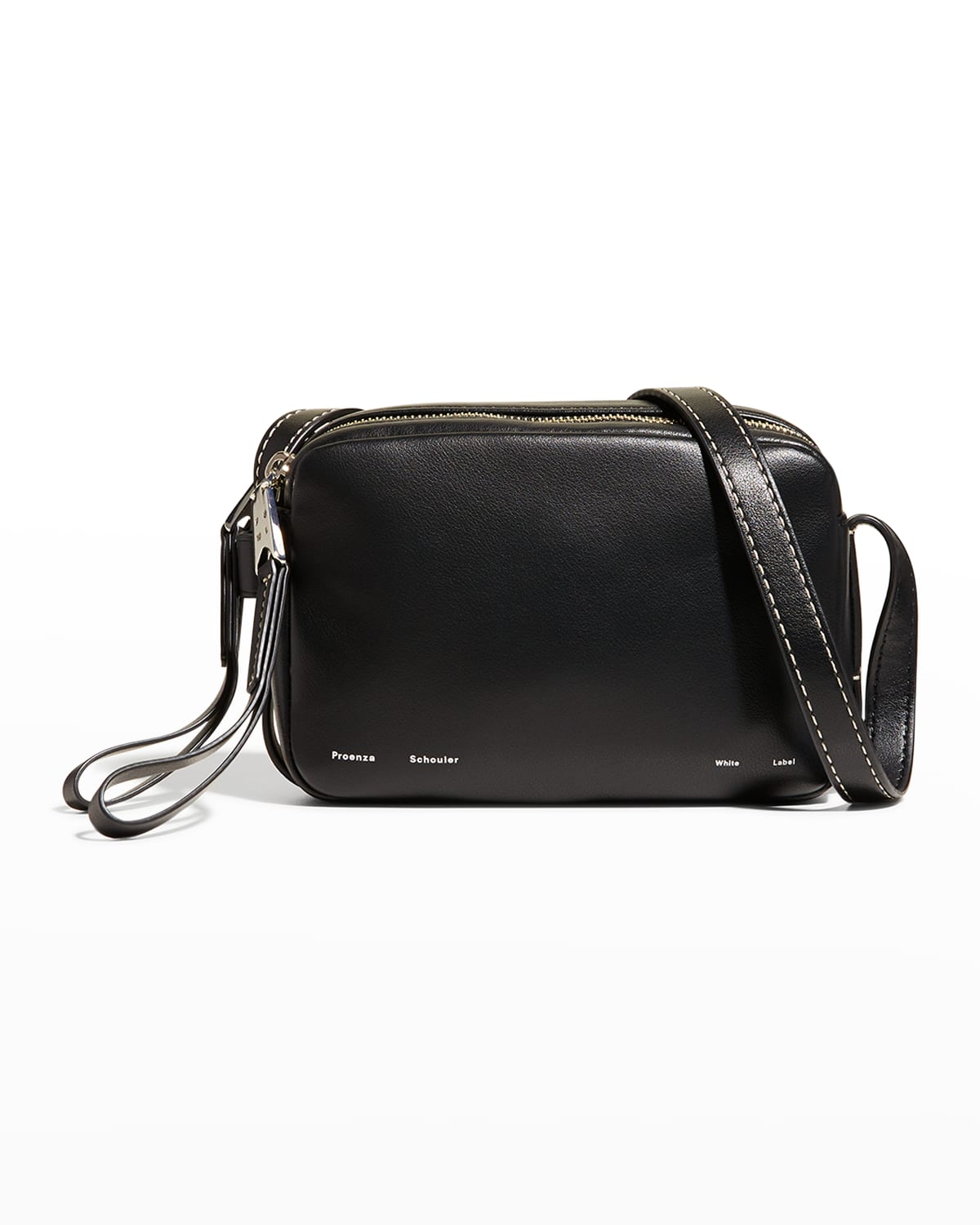 Proenza Schouler White Label Watts Leather Camera Shoulder Bag In Black