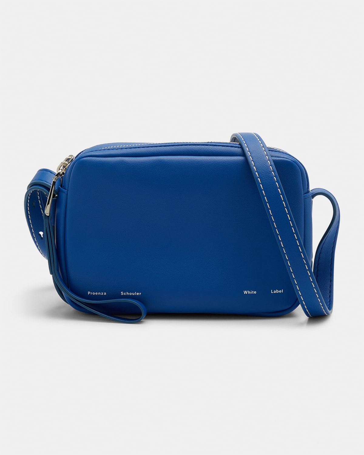 Proenza Schouler White Label Watts Leather Camera Shoulder Bag In 409 Cobalt