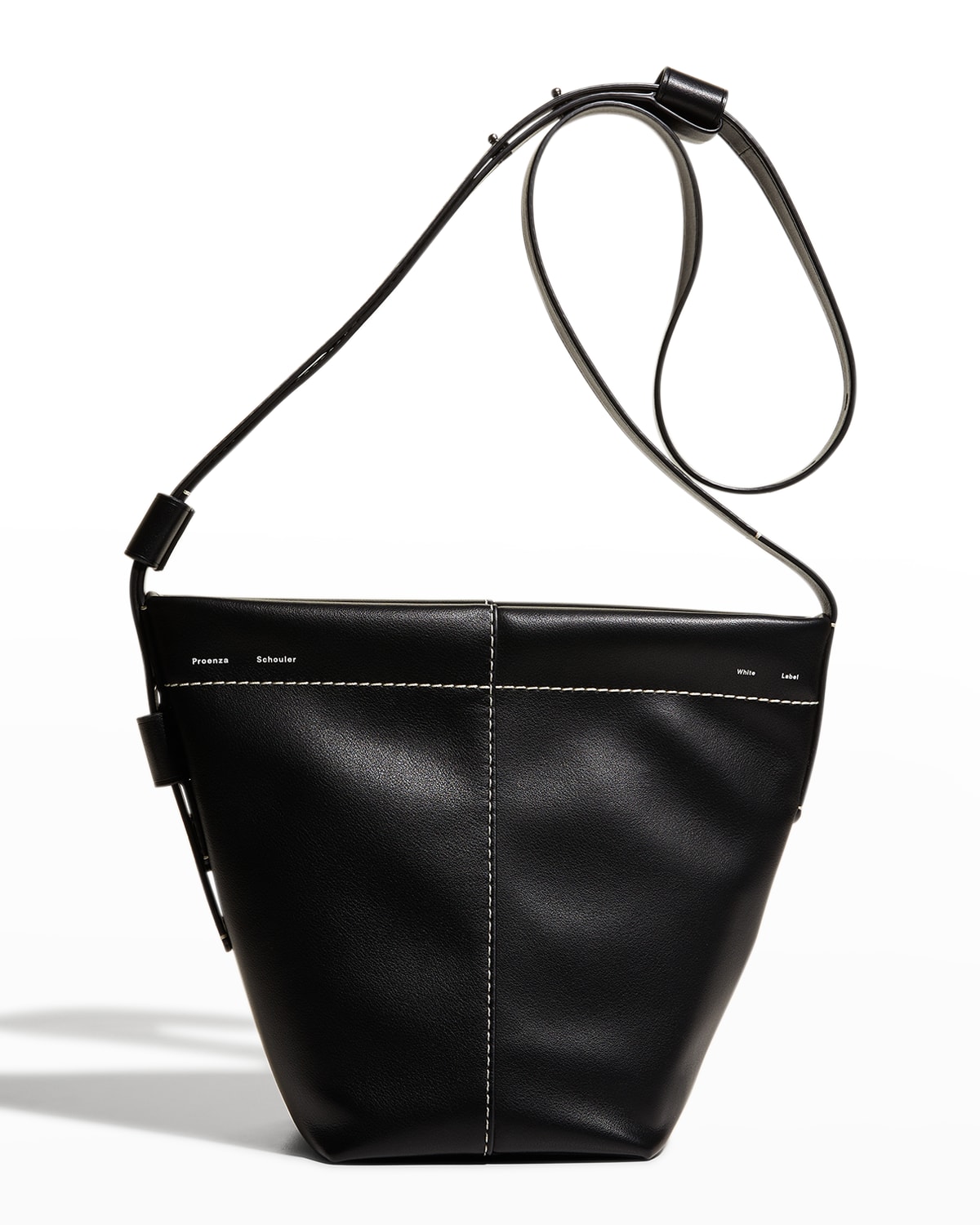 PROENZA SCHOULER WHITE LABEL BARROW MINI LEATHER BUCKET BAG