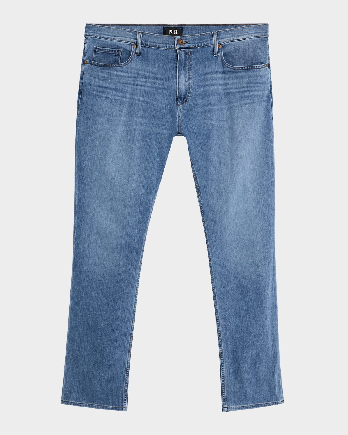Paige Federal Straight Leg Jeans In Canos In Canos
