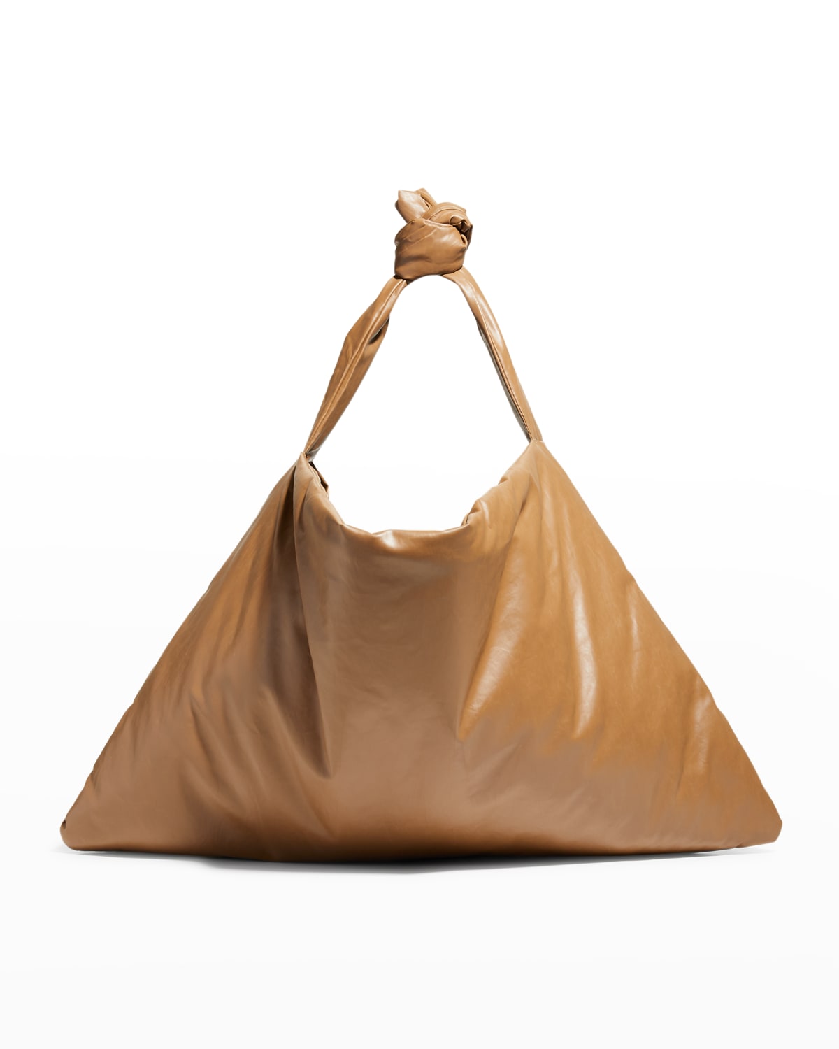 KASSL SMALL KNOT OIL COATED SHOULDER BAG