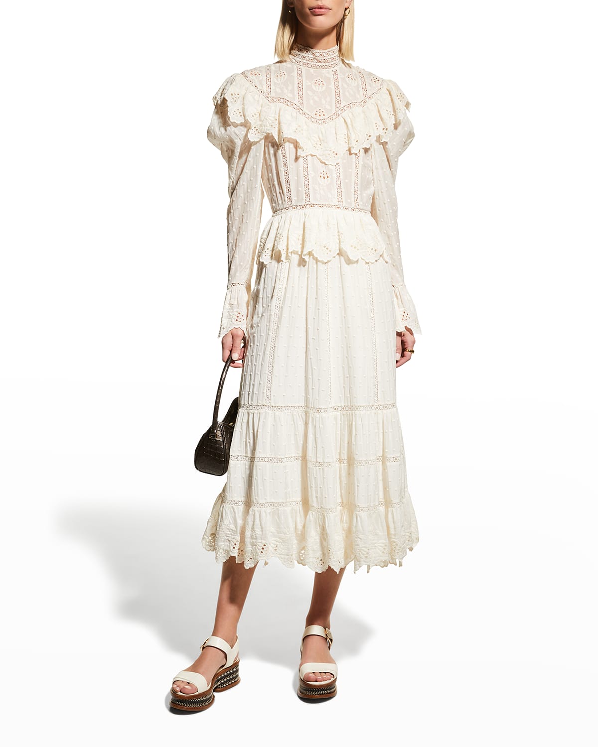 ULLA JOHNSON Midi Dresses for Women | ModeSens