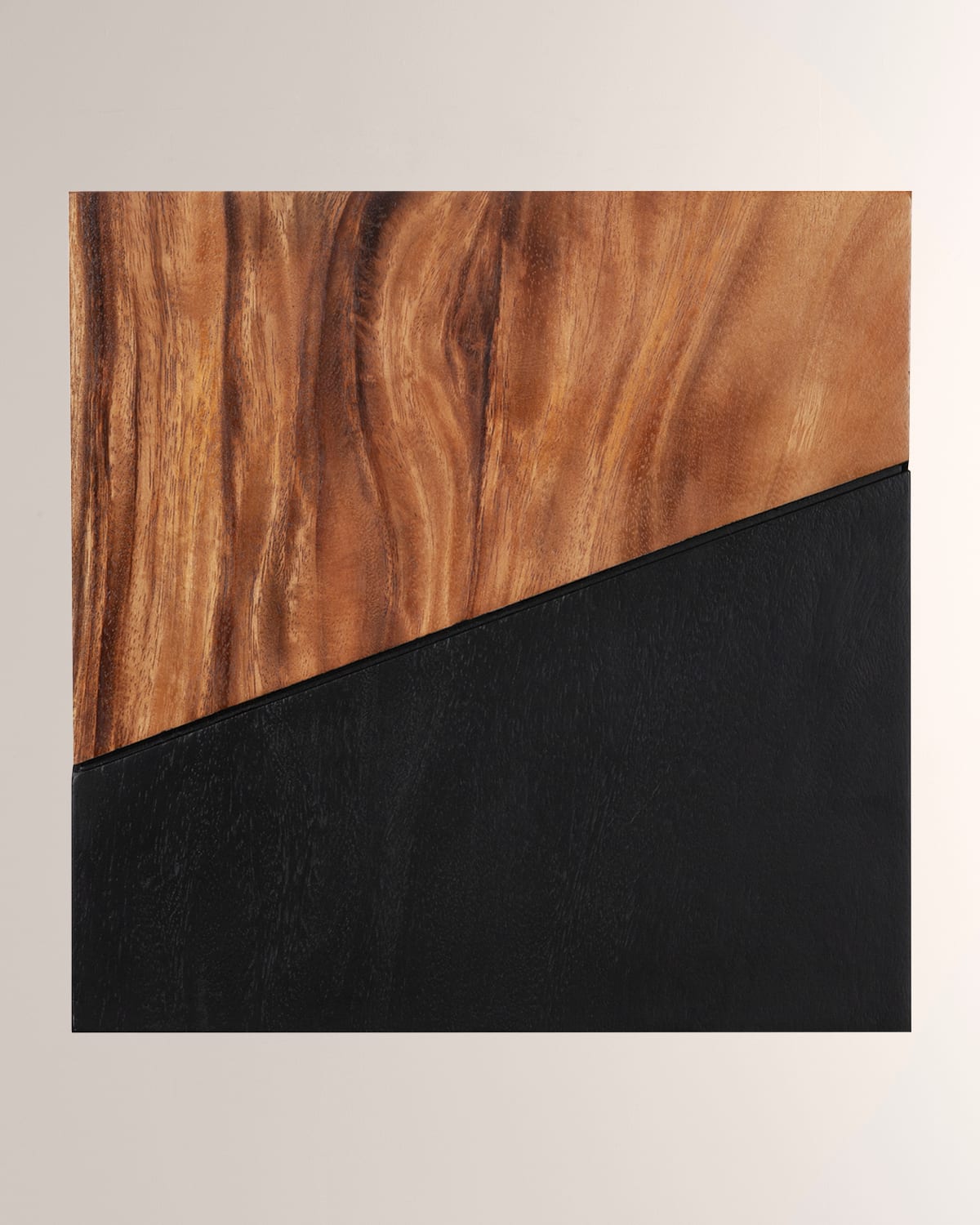 Shop The Phillips Collection Geometry Natural Wood Wall Tile - Right In Natural Black