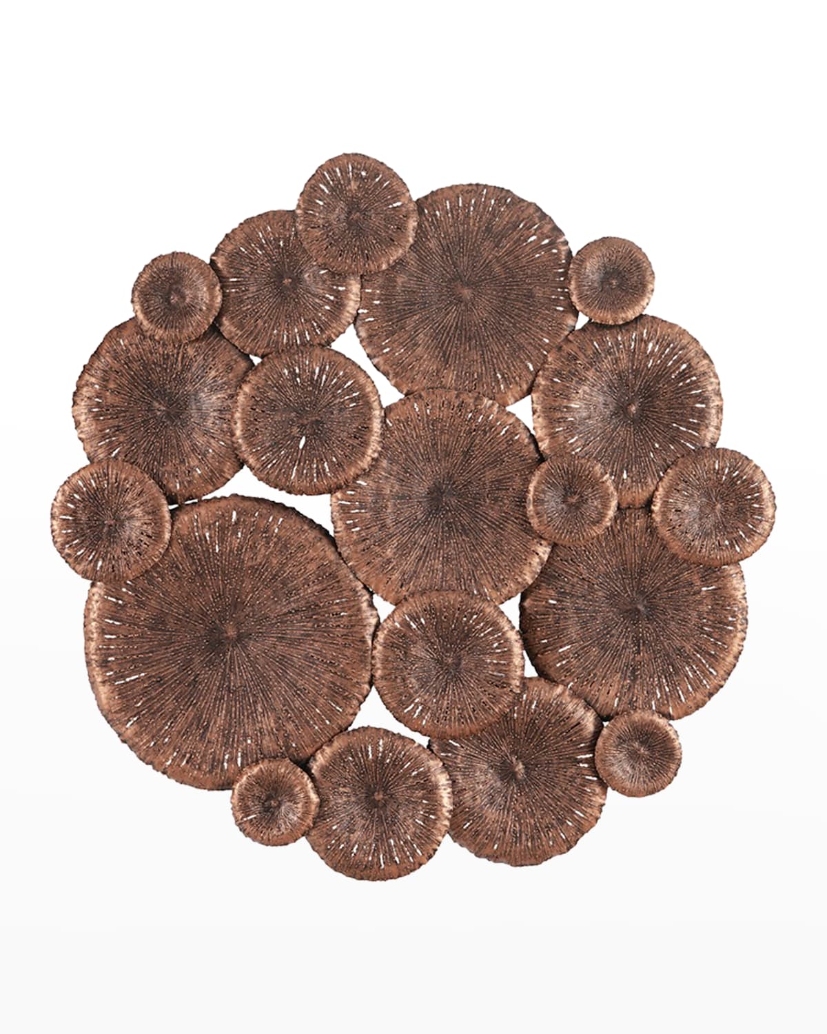 Shop The Phillips Collection Lotus Collage Wall Art In Copper/black