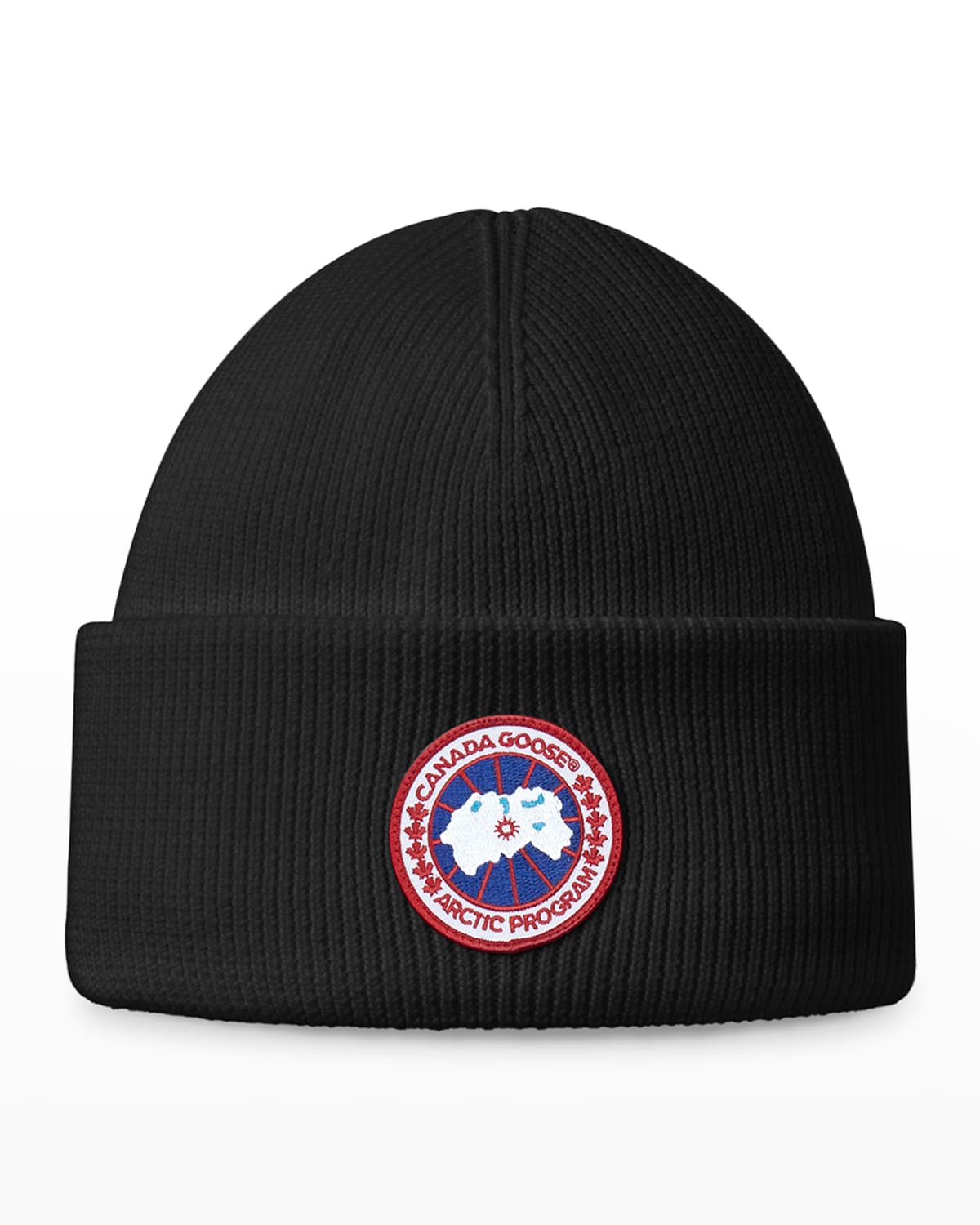 Shop Canada Goose Kid's Arctic Disc Toque Beanie Hat In Black