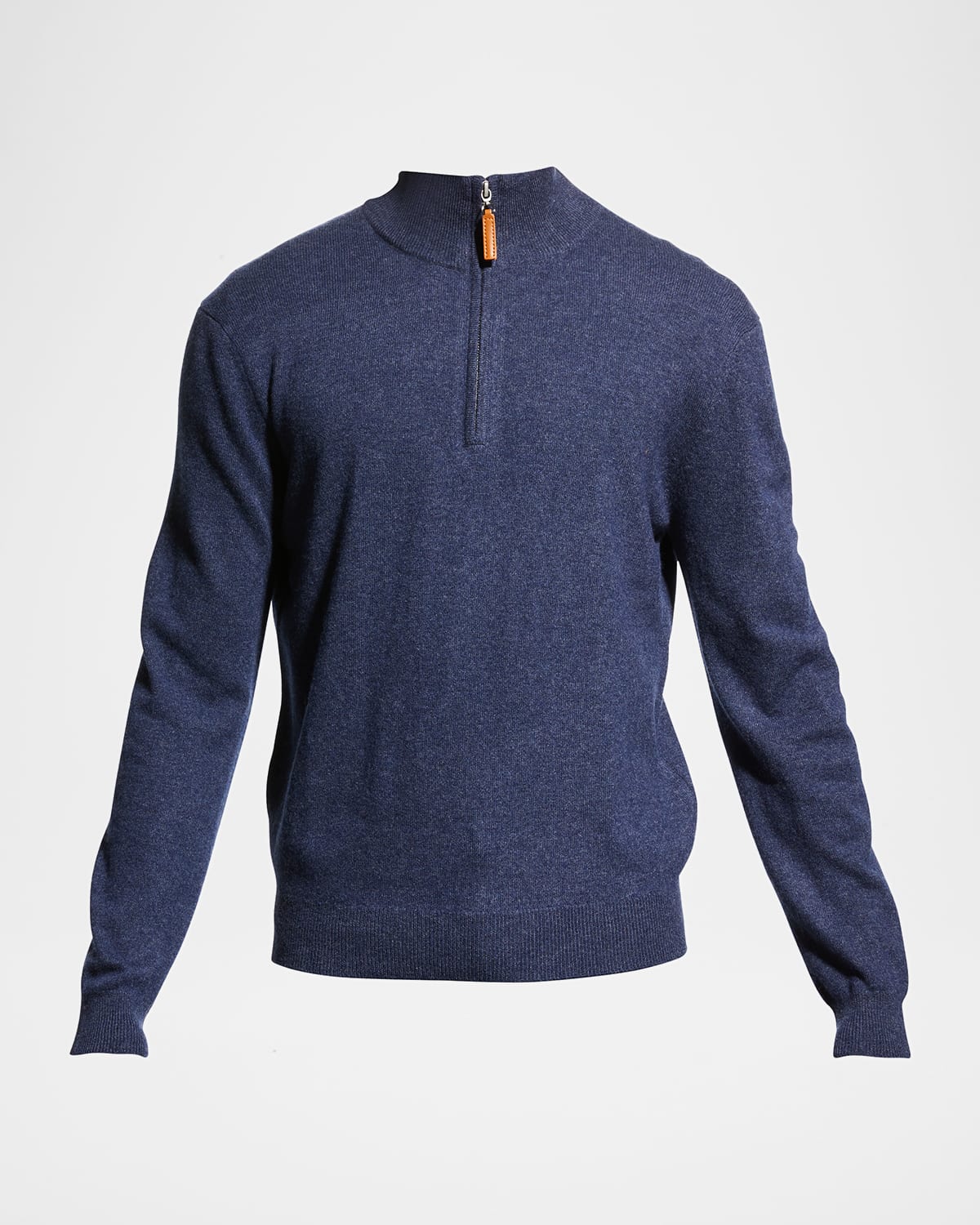 Men's Wool-Cashmere 1/4-Zip Sweater