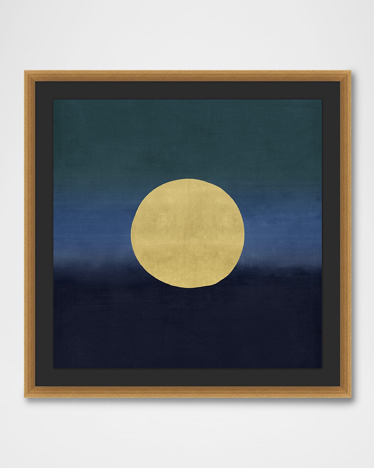 Wendover Art Group 'beacon Of Gold 4' Wall Art In Blue-gold 