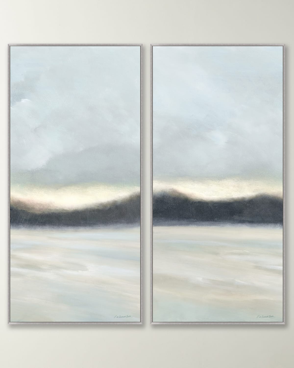 Wendover Art Group Peeking Sunlight Two-piece Giclee On Canvas Wall Art Set In Gray