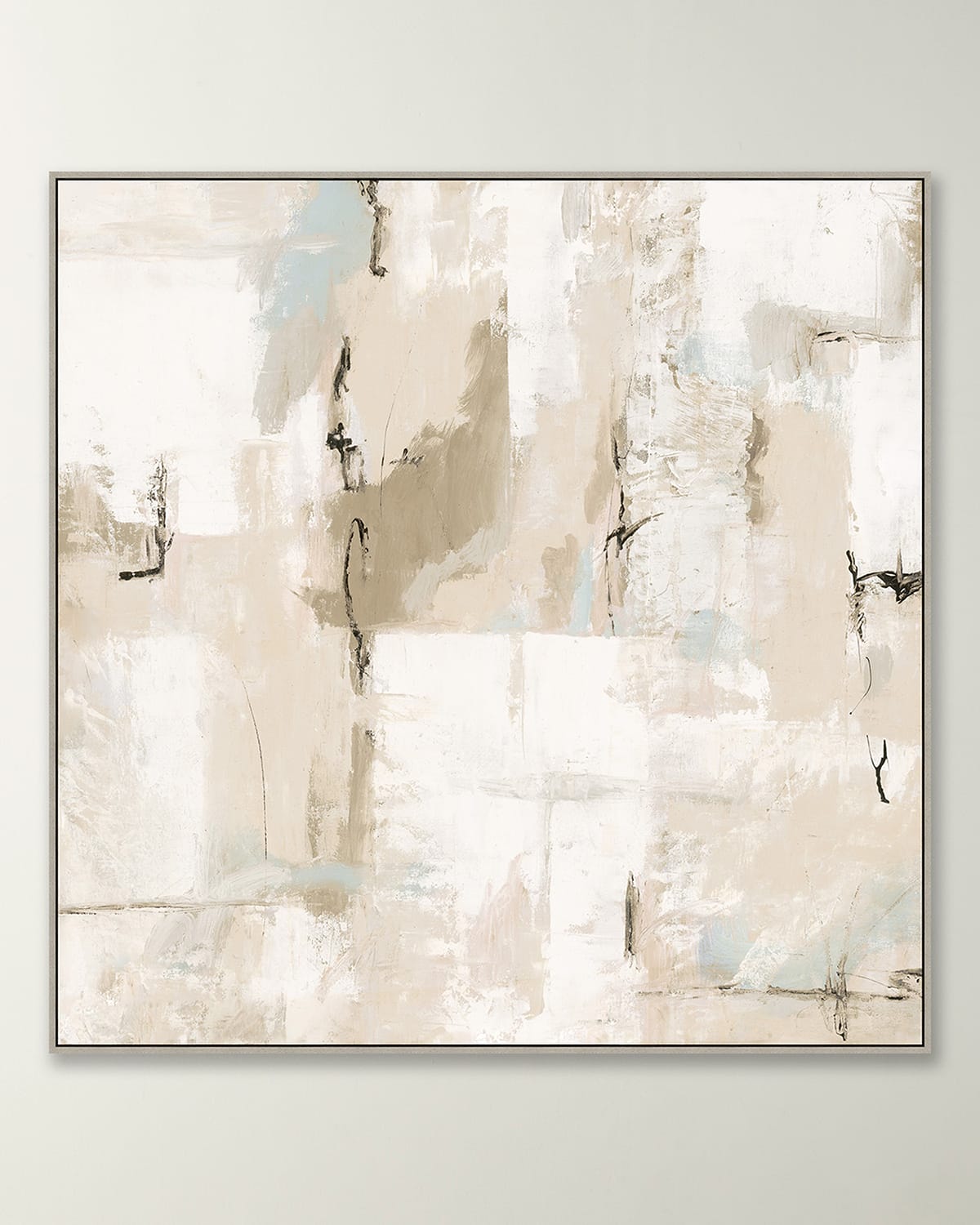 Wendover Art Group 'misty Reflection 1' Artist-enhanced Giclee On Canvas Wall Art In Neutral