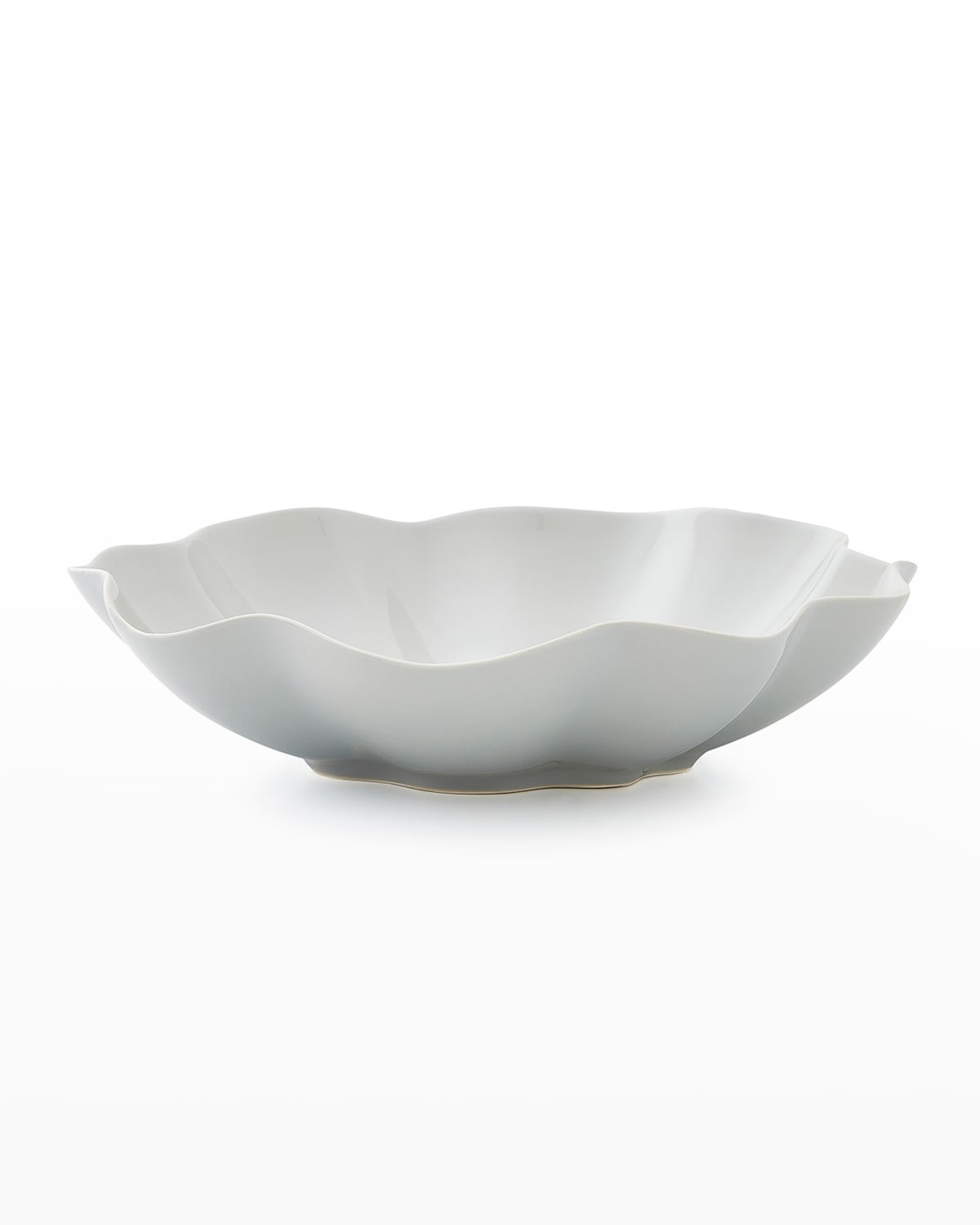 Portmeirion Sophie Conran Floret Large Serving Bowl In Dove Grey