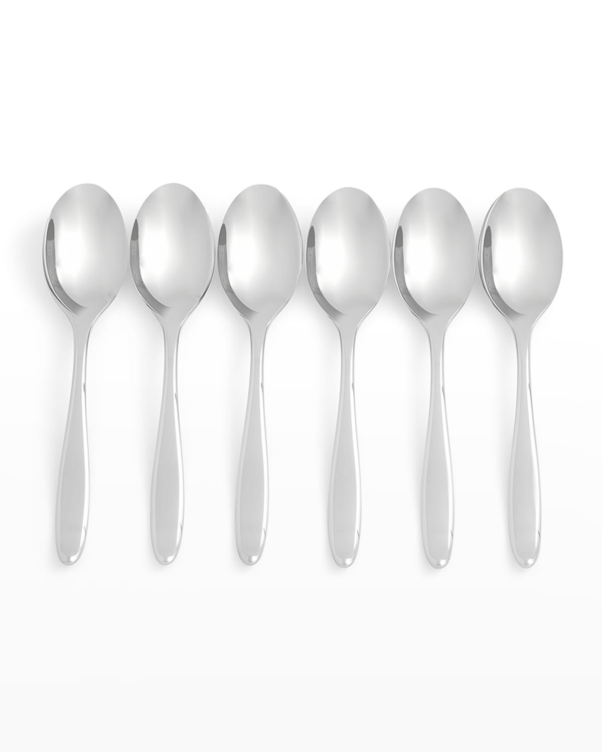 Shop Portmeirion Sophie Conran Floret Set Of 6 Cocktail Spoons In Silver