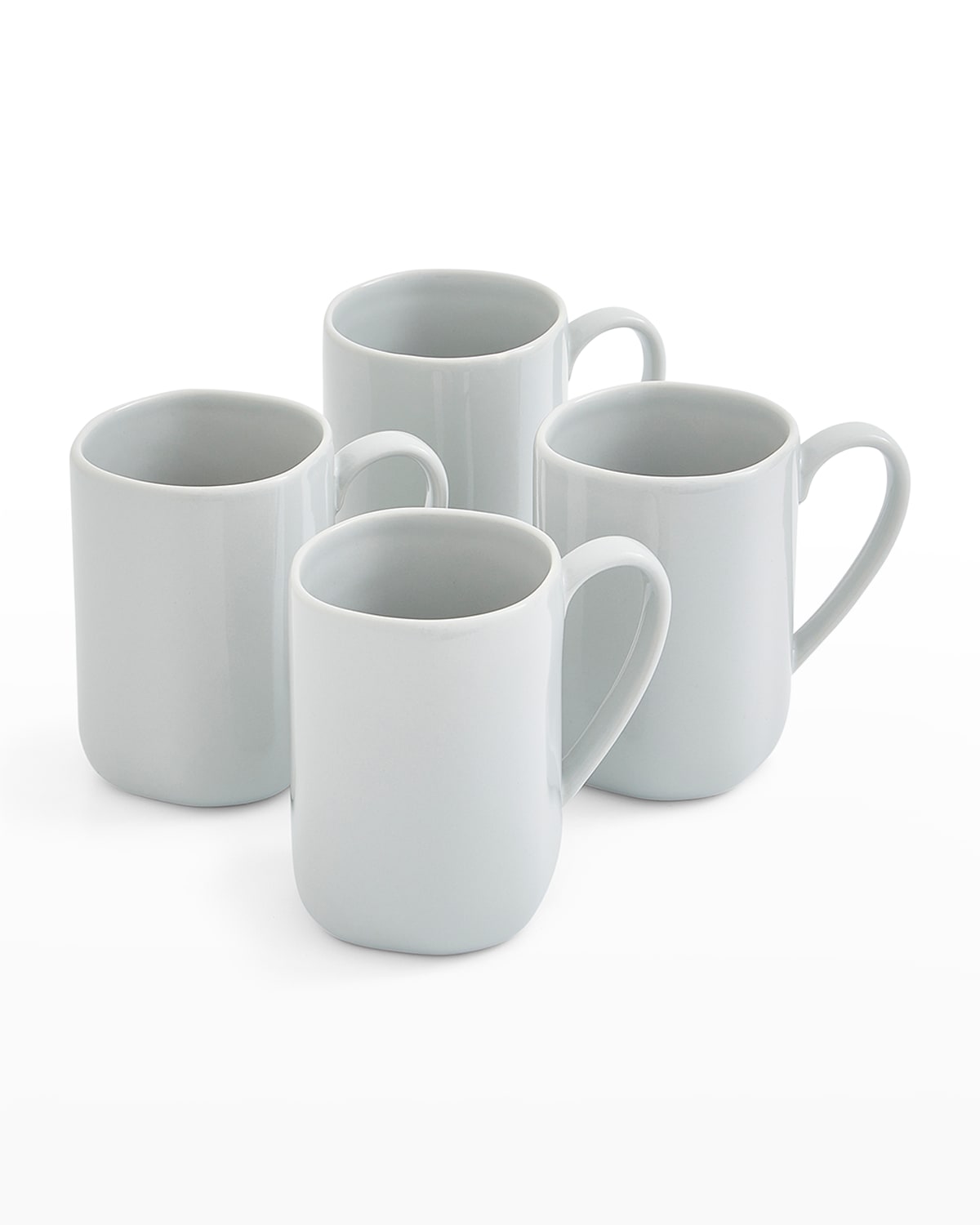 Portmeirion Sophie Conran Arbor 14 Oz. Mugs, Set Of 4 In Dove Grey