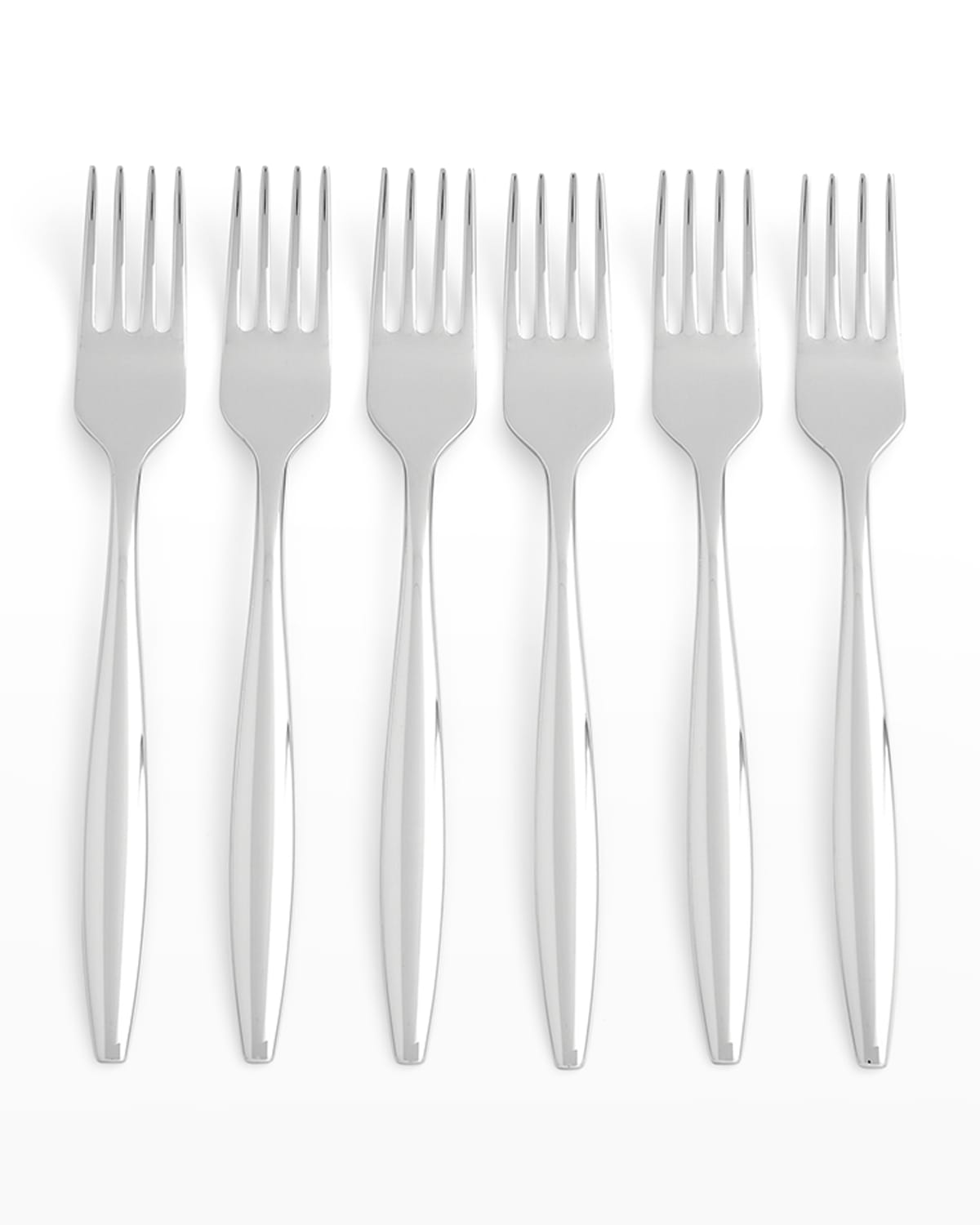 Shop Portmeirion Sophie Conran Arbor Set Of 6 Cocktail Forks In Silver