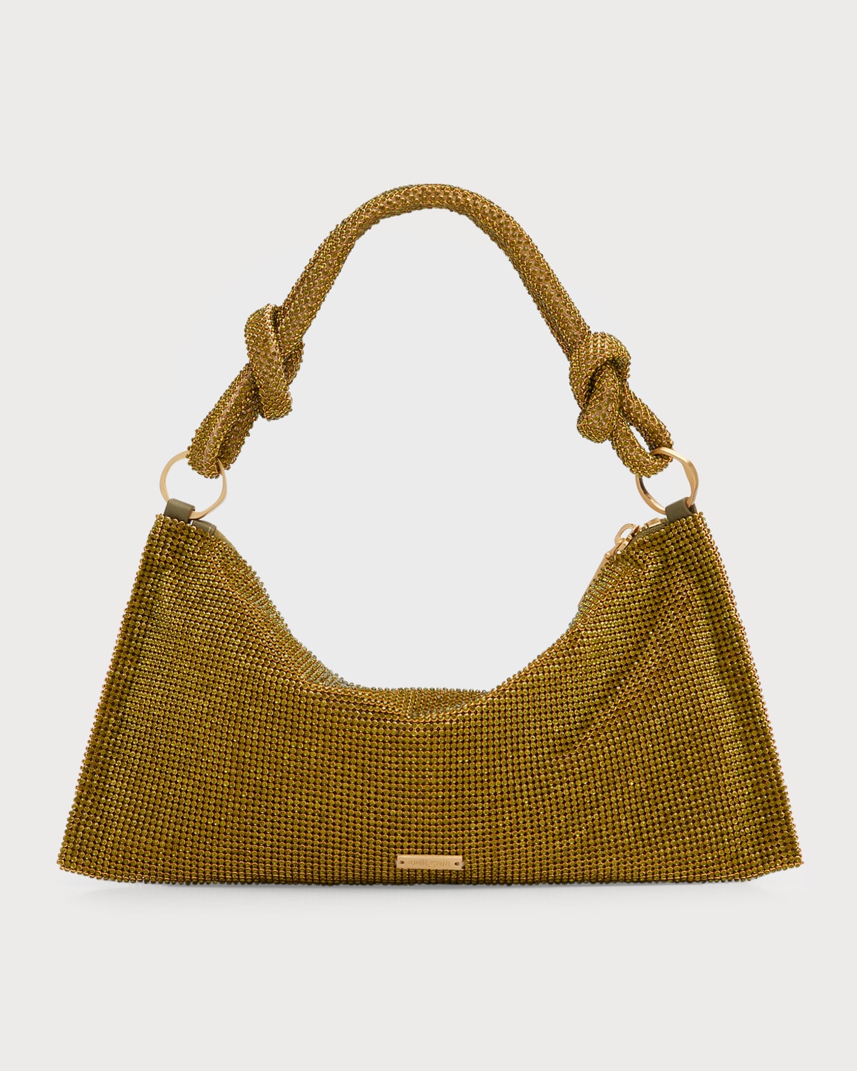 Cult Gaia Hera Nano Knotted Embellished Shoulder Bag