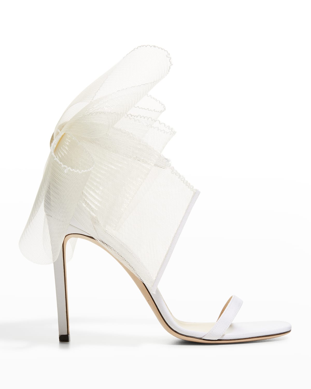 Jimmy Choo Aveline 100 bow trimmed sandals Smart Closet