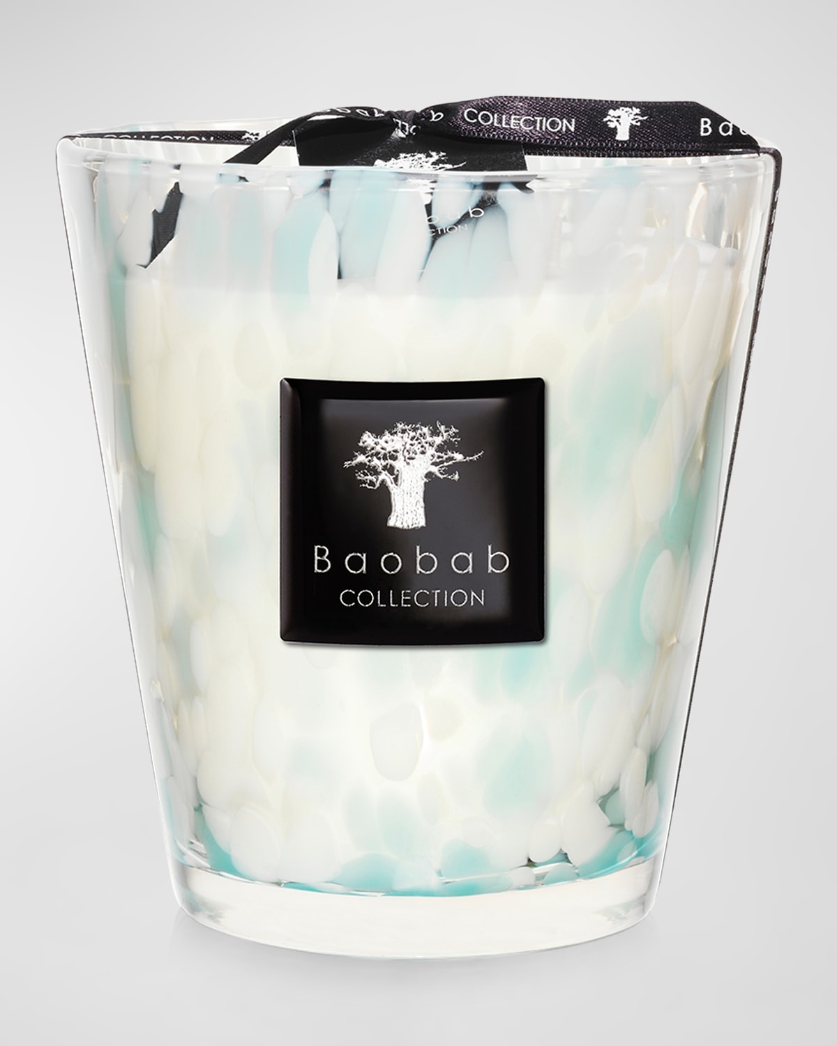 Baobab Collection Max 16 Sapphire Pearls Scented Candle In Blue/wht