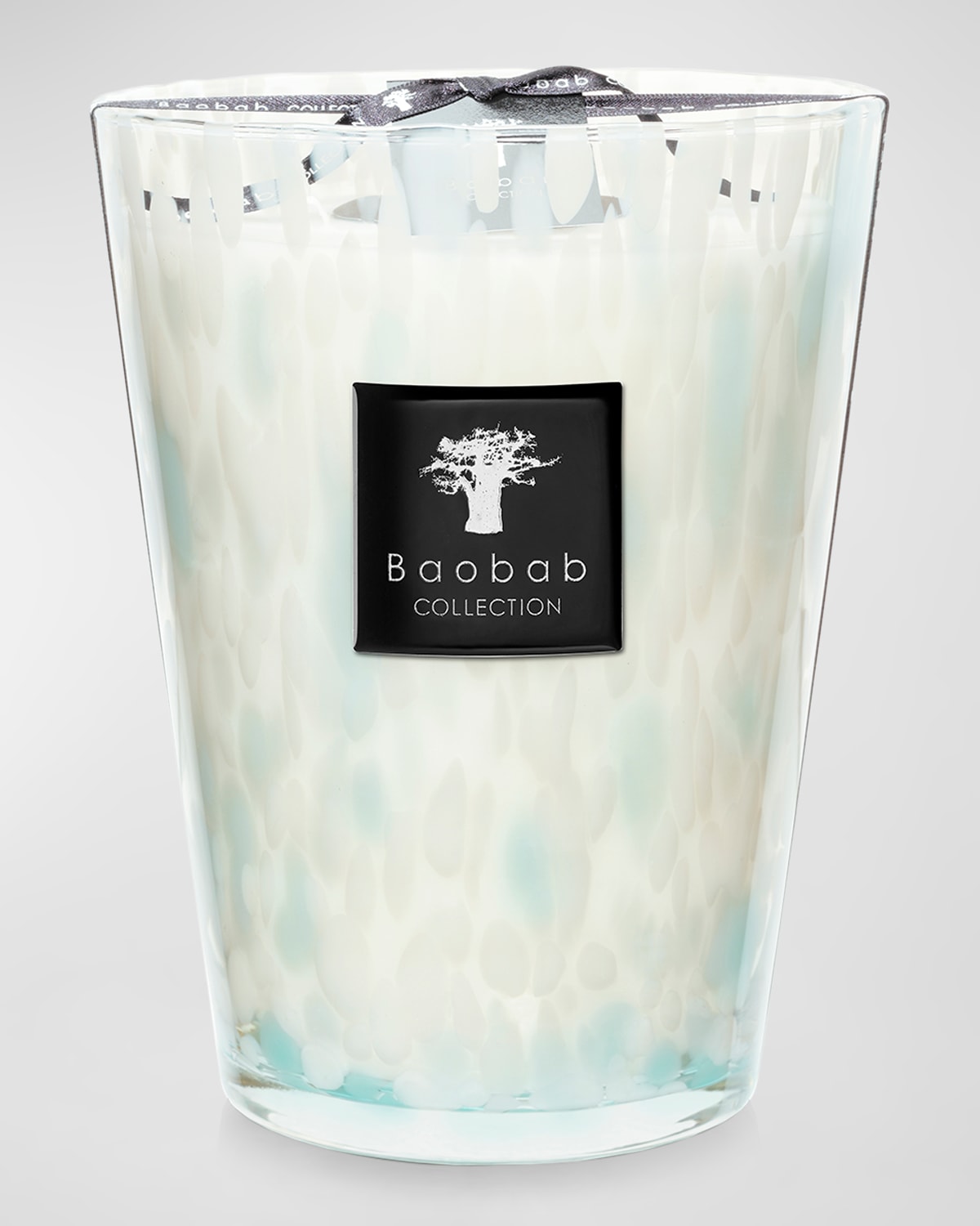 Baobab Collection Max 24 Sapphire Pearls Scented Candle In Blue/wht