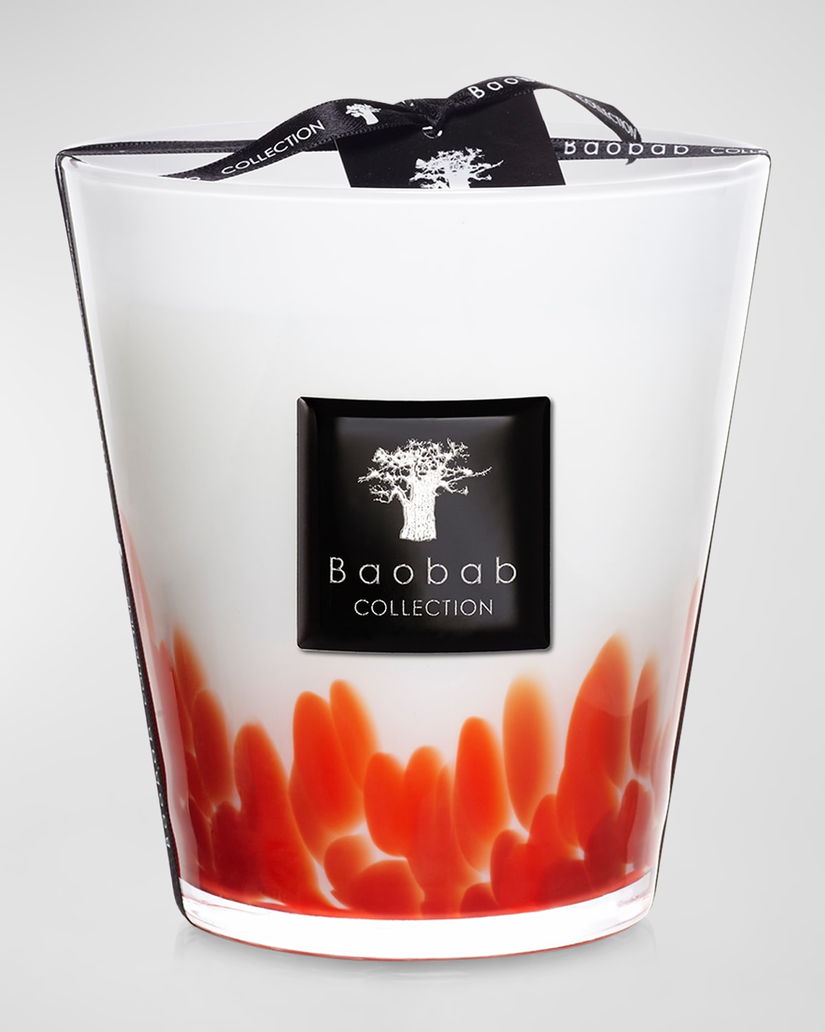 Shop Baobab Collection Max 16 Feathers Maasai Scented Candle In Red/wht