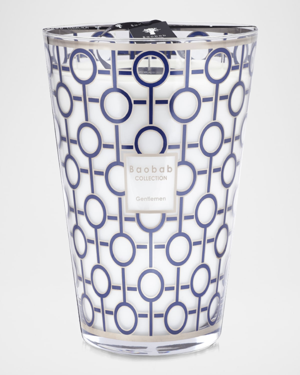 Baobab Collection Max 35 Gentlemen Scented Candle In Blue/silver