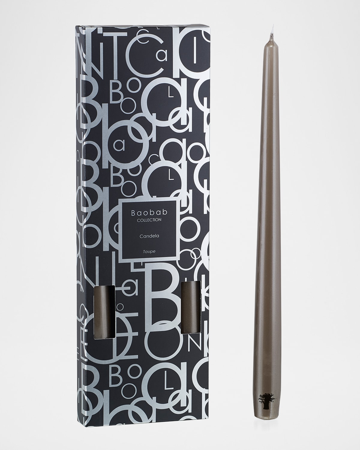 Baobab Collection Candela 4-pack Candlestick In Taupe