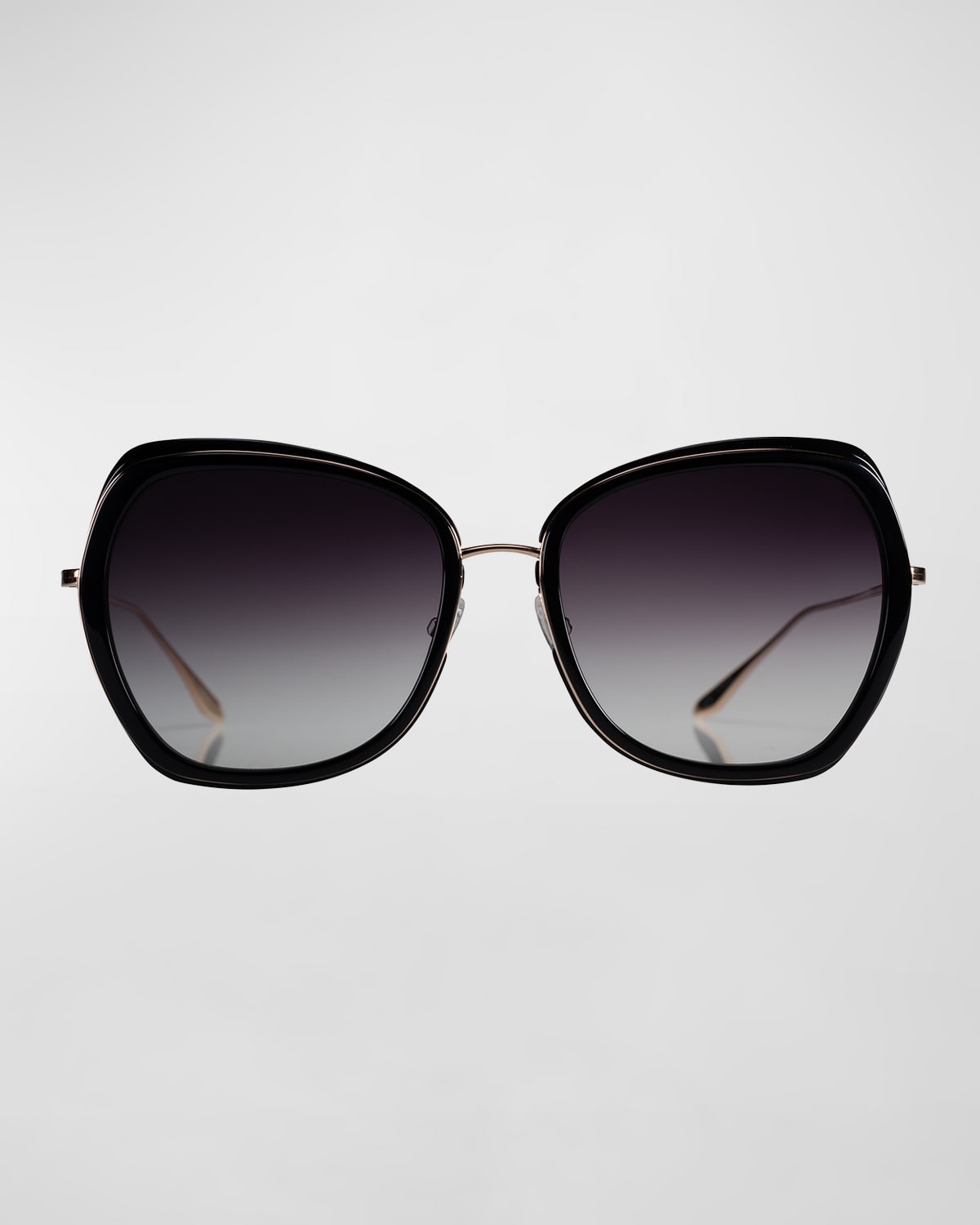 Barton Perreira Magdalena Acetate & Titanium Butterfly Sunglasses