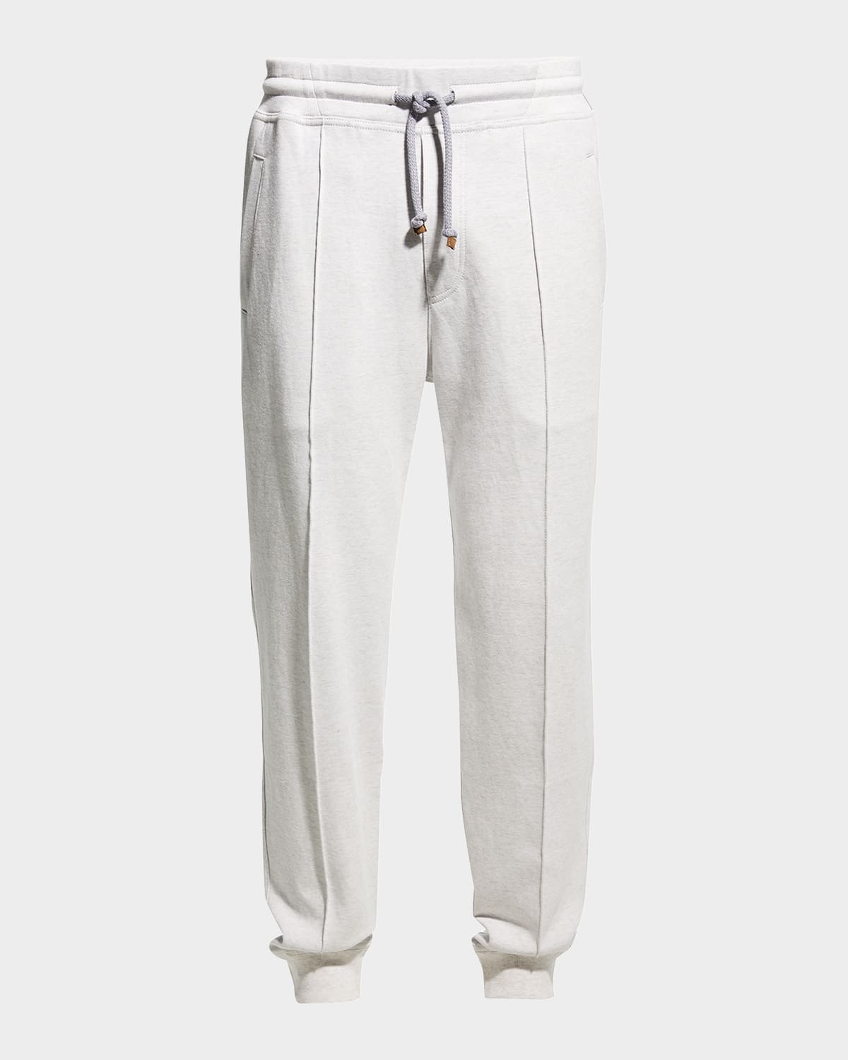 Brunello Cucinelli Men's Banded Spa Sweatpants In C084 Oat