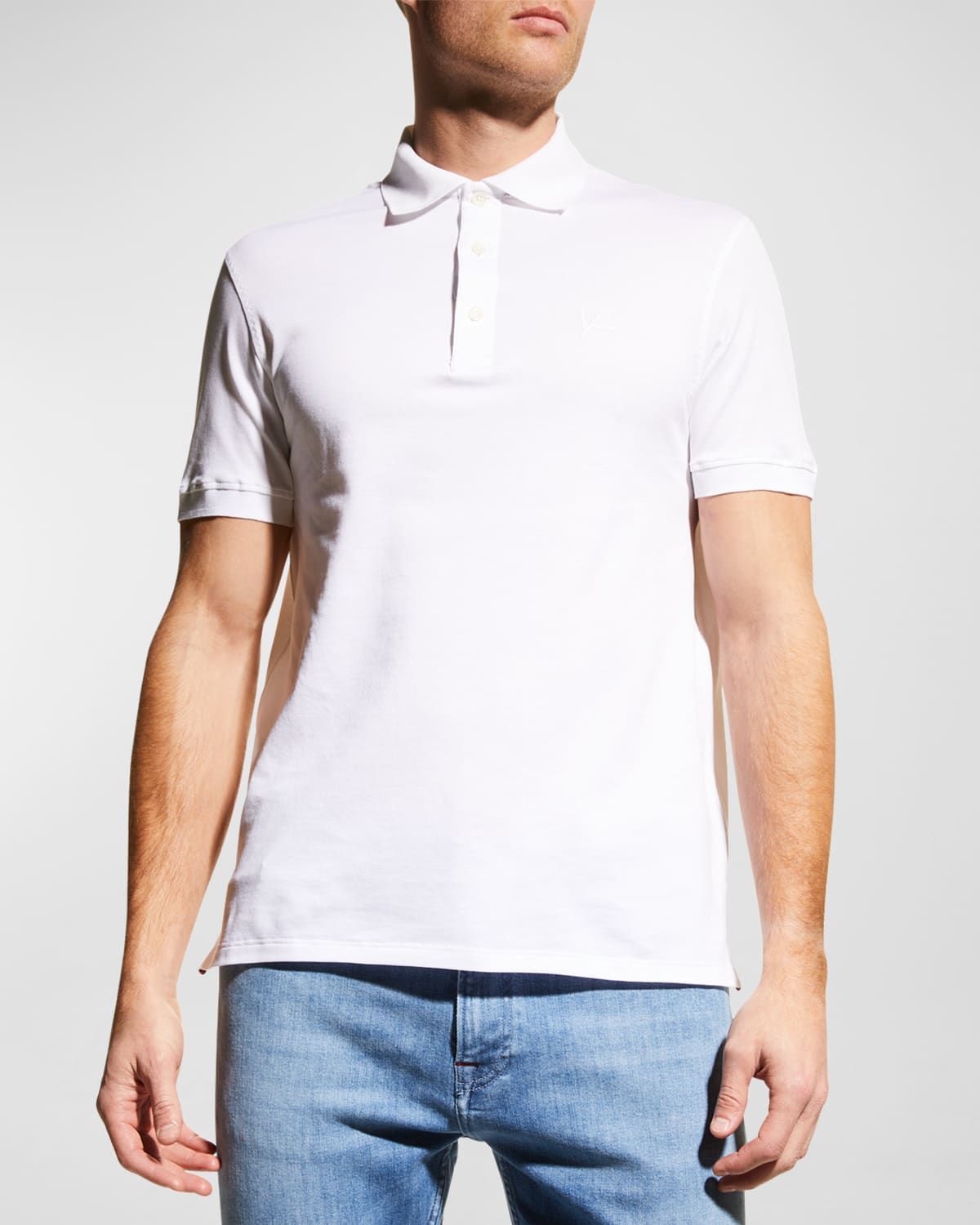 Isaia Men's Logo Polo Shirt | Smart Closet