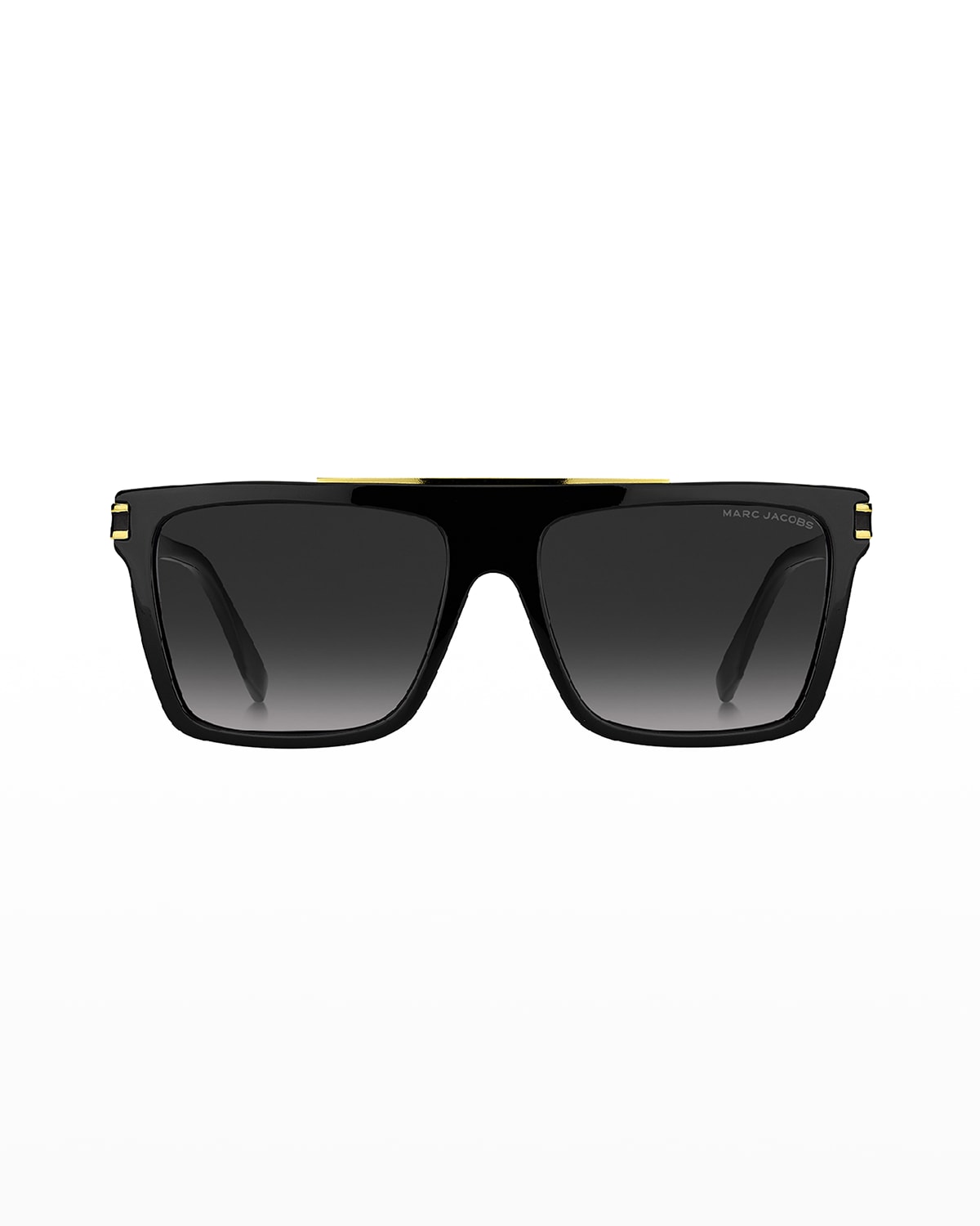 MARC JACOBS RECTANGLE ACETATE SHIELD SUNGLASSES