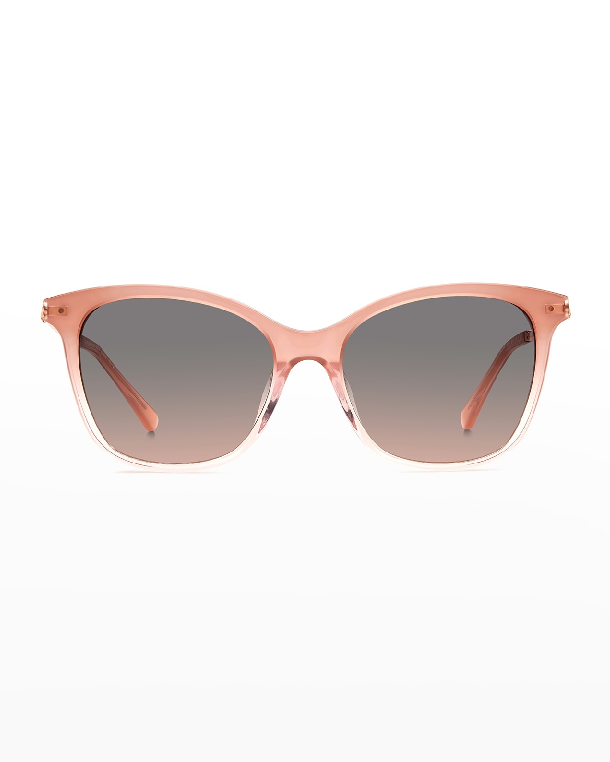 Kate Spade Dalilas Square Acetate/stainless Steel Sunglasses In Pink / Grey