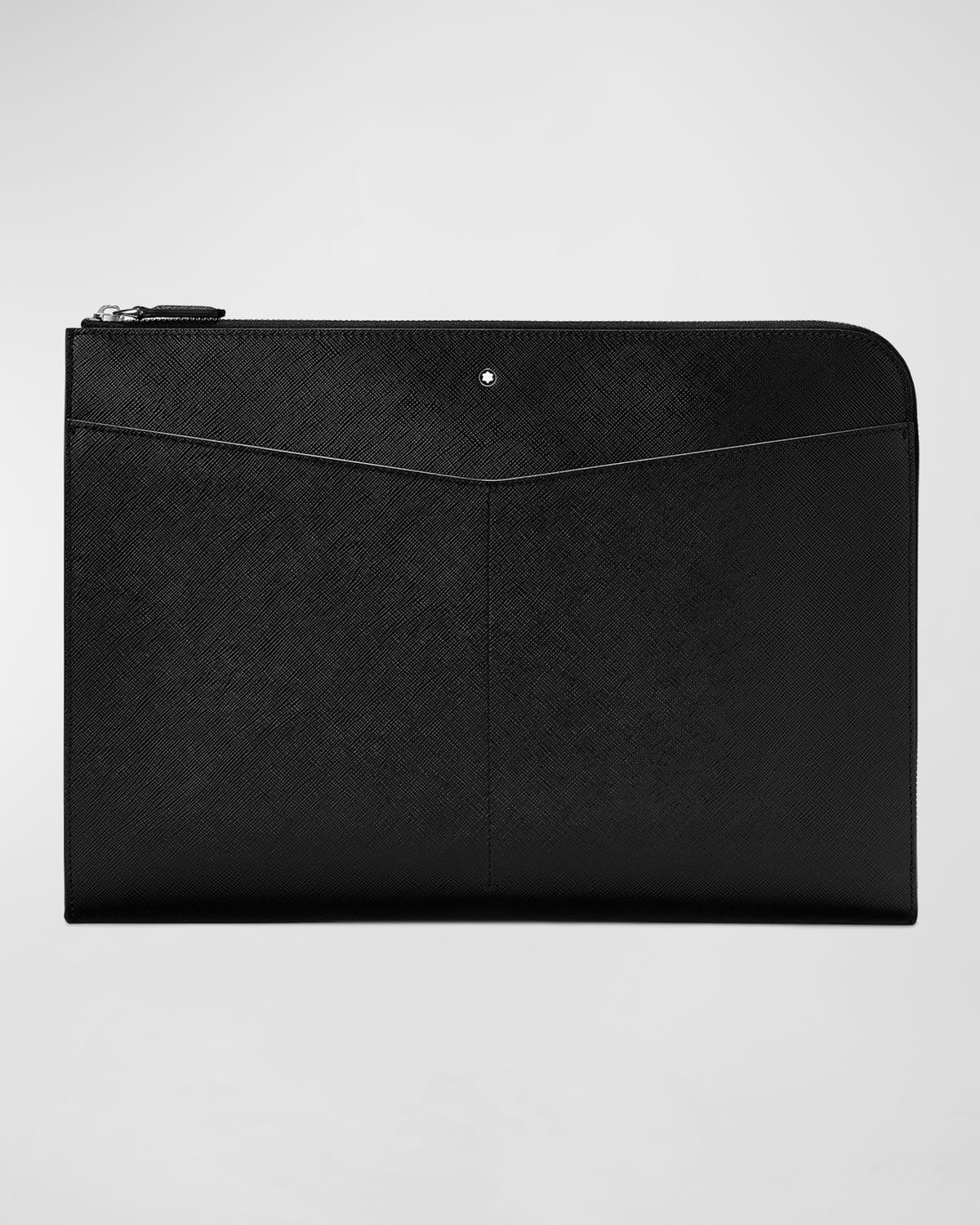 Montblanc Men's Sartorial Portfolio Leather Clutch Bag In Black