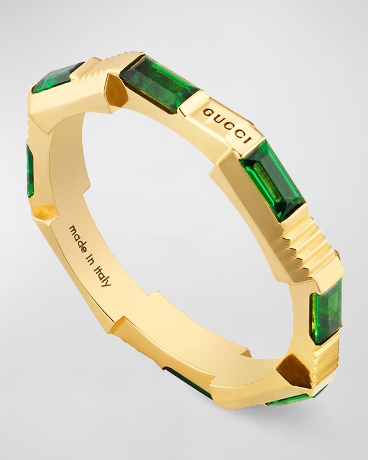Link to Love 3mm Green Ring