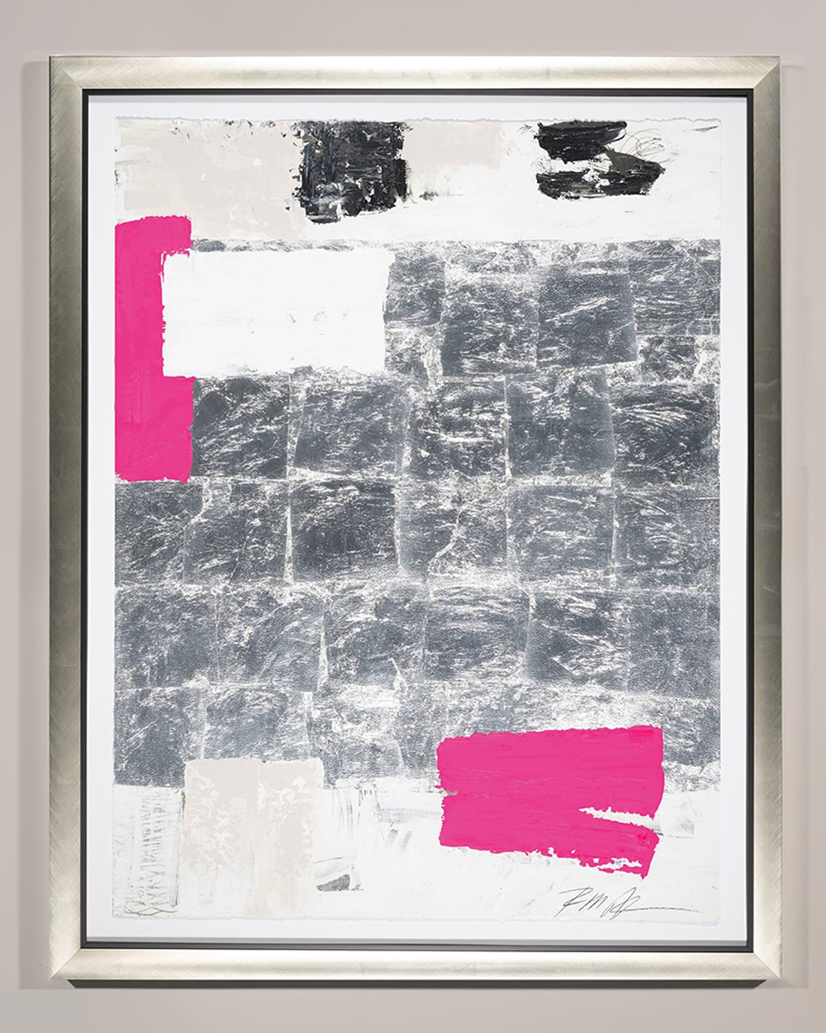 RFA FINE ART SILVER STATEMENT 4' WALL ART 