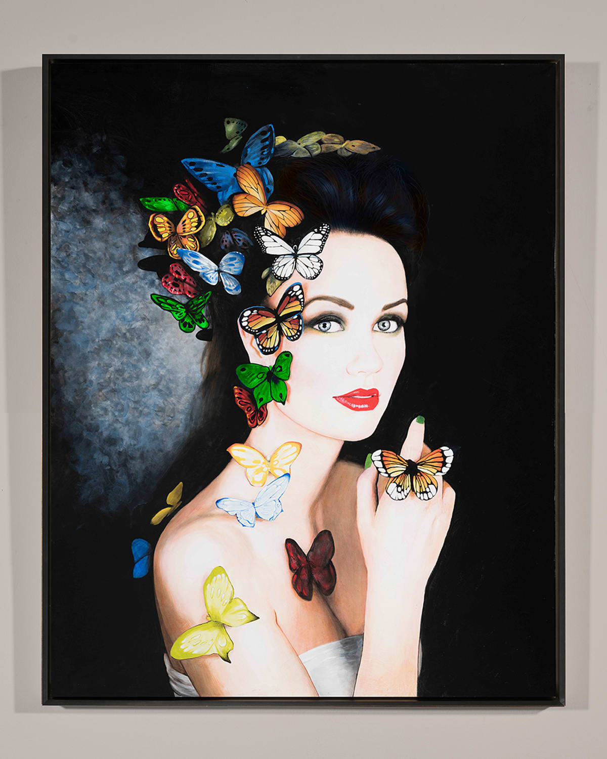 Rfa Fine Art 'madame Butterfly 2' Wall Art In Multi
