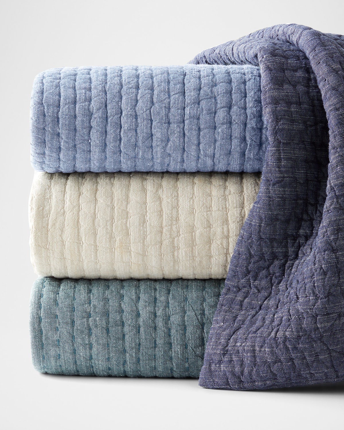 John Robshaw Vivada Quilted Standard Sham In Purple