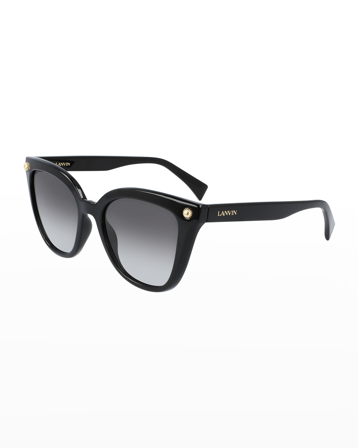 Lanvin Arpege Pin Plastic Butterfly Sunglasses In Black