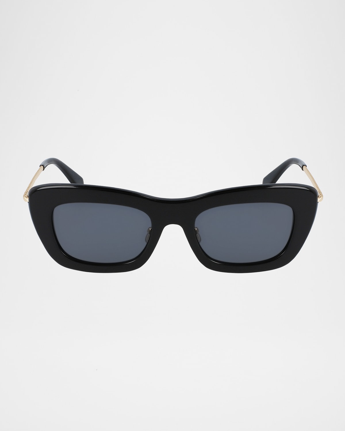 Lanvin Babe 51mm Rectangular Sunglasses In Black