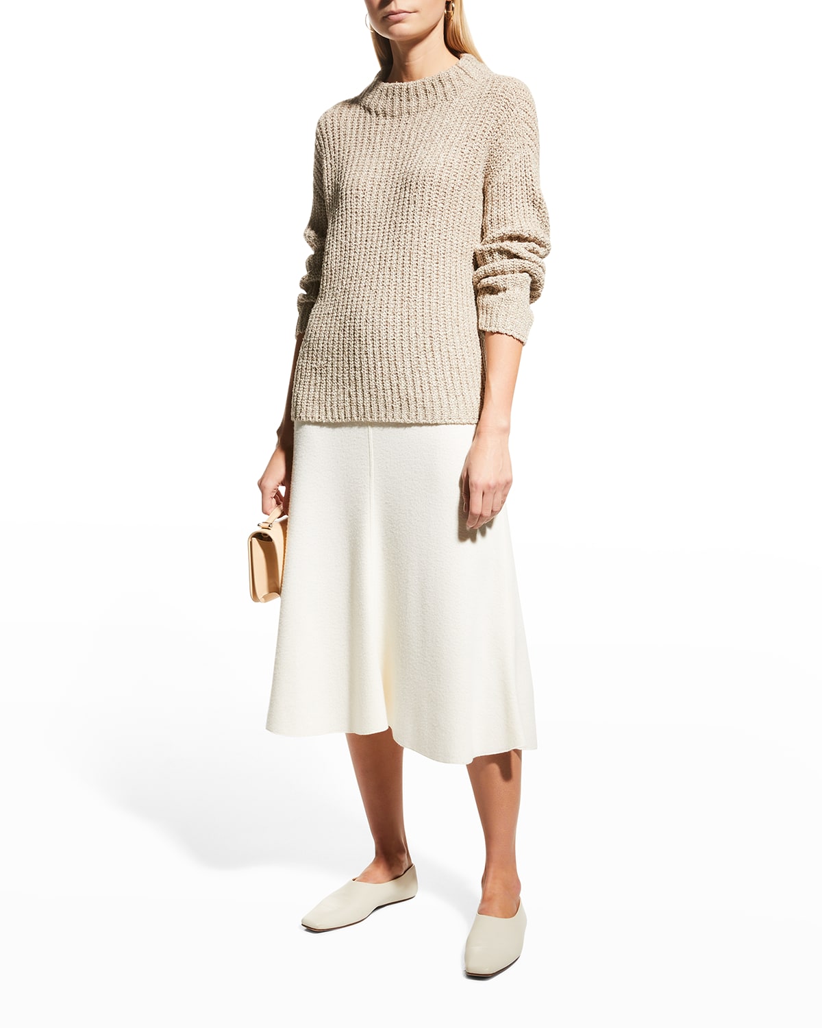 Eileen Fisher Peruvian Organic Cotton Boucle Sweater