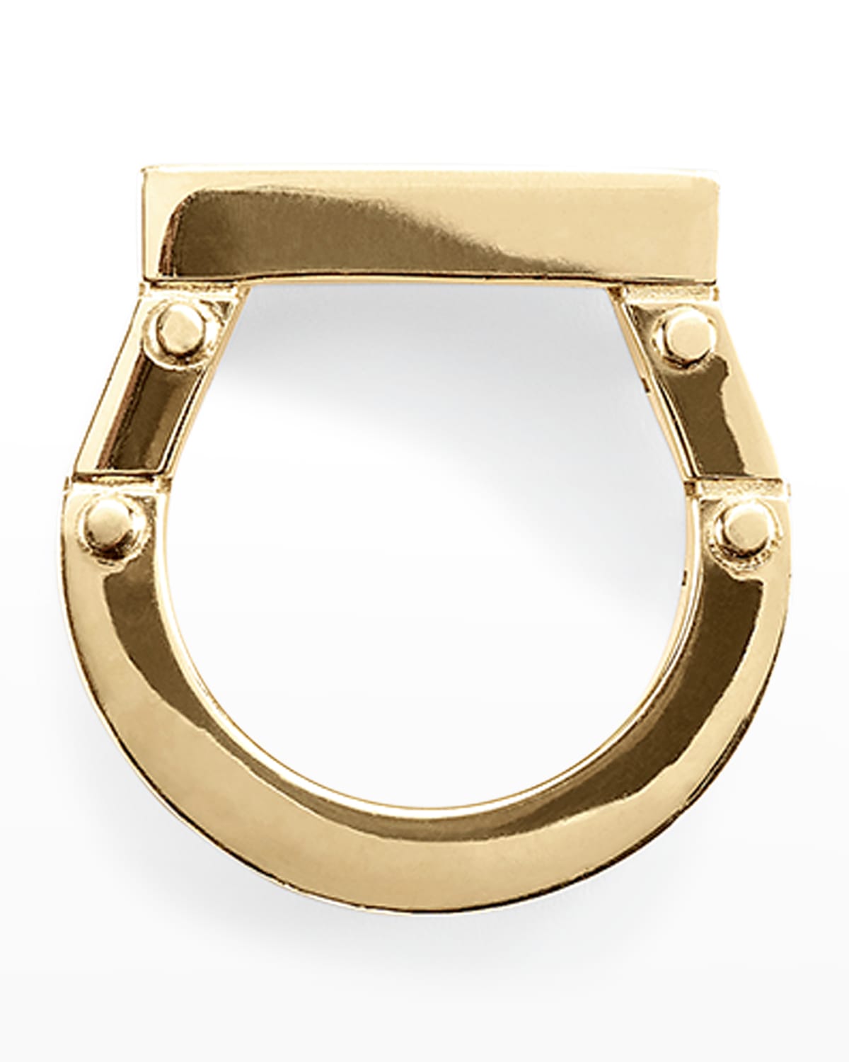Flat-Top Ring in Gold Plating