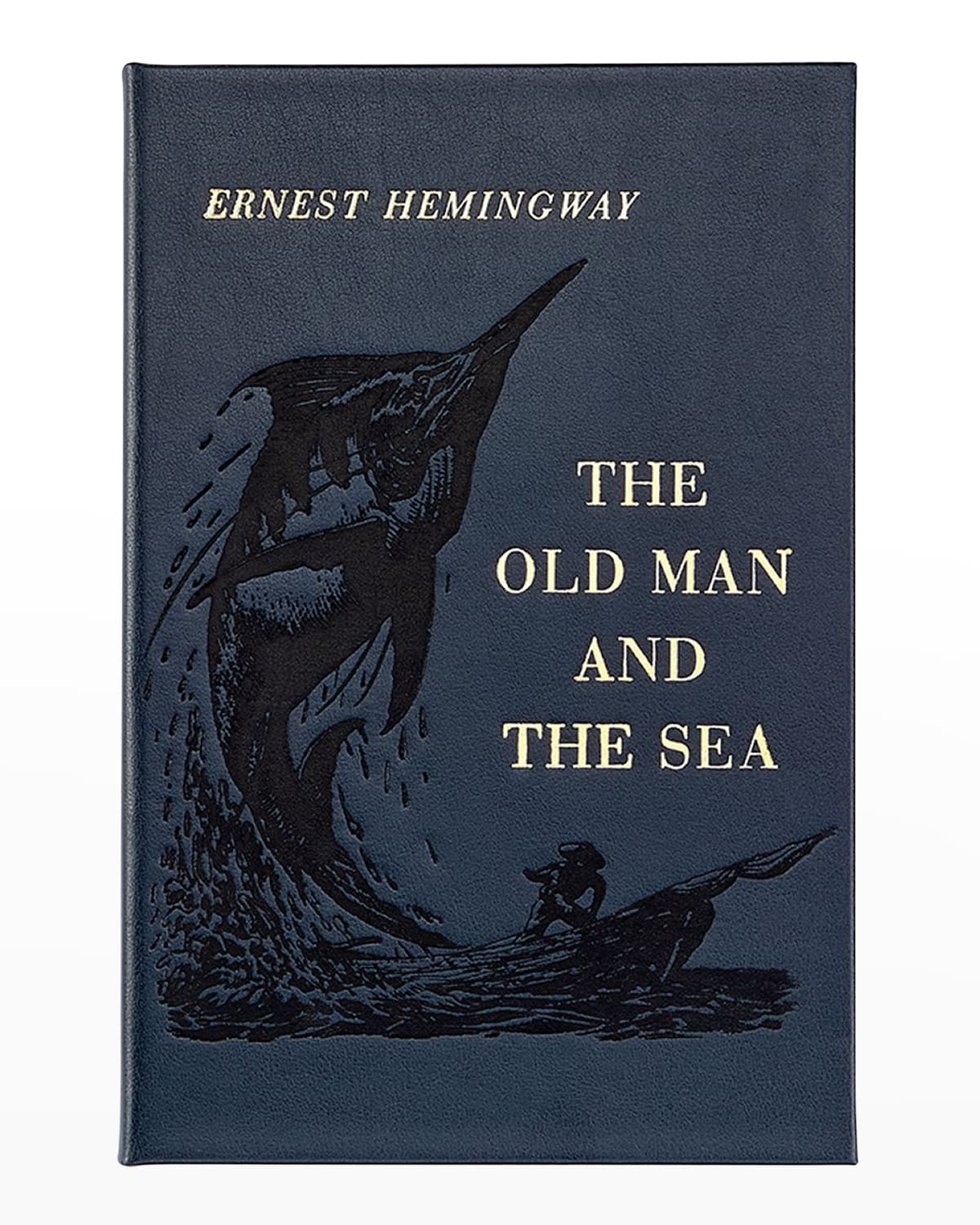 Shop Graphic Image The Old Man And The Sea Book By Ernest Hemingway In Navy