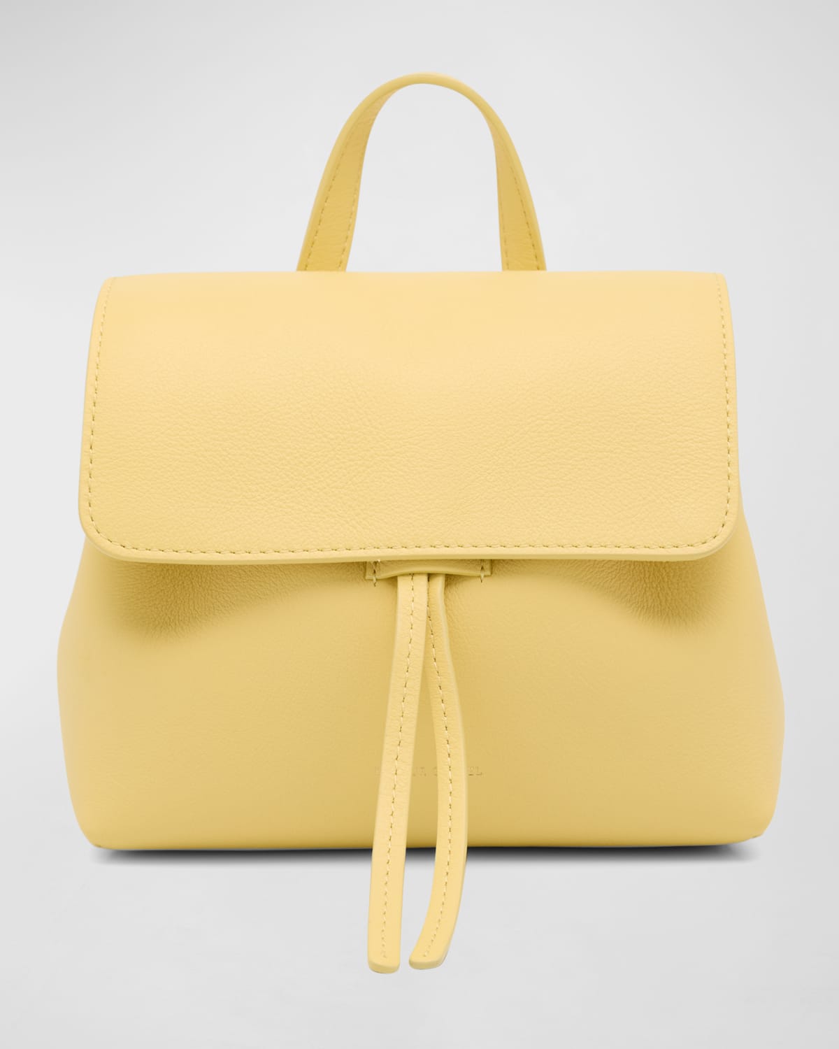 Mansur Gavriel Lady Mini Soft Leather Messenger Bag In Banana