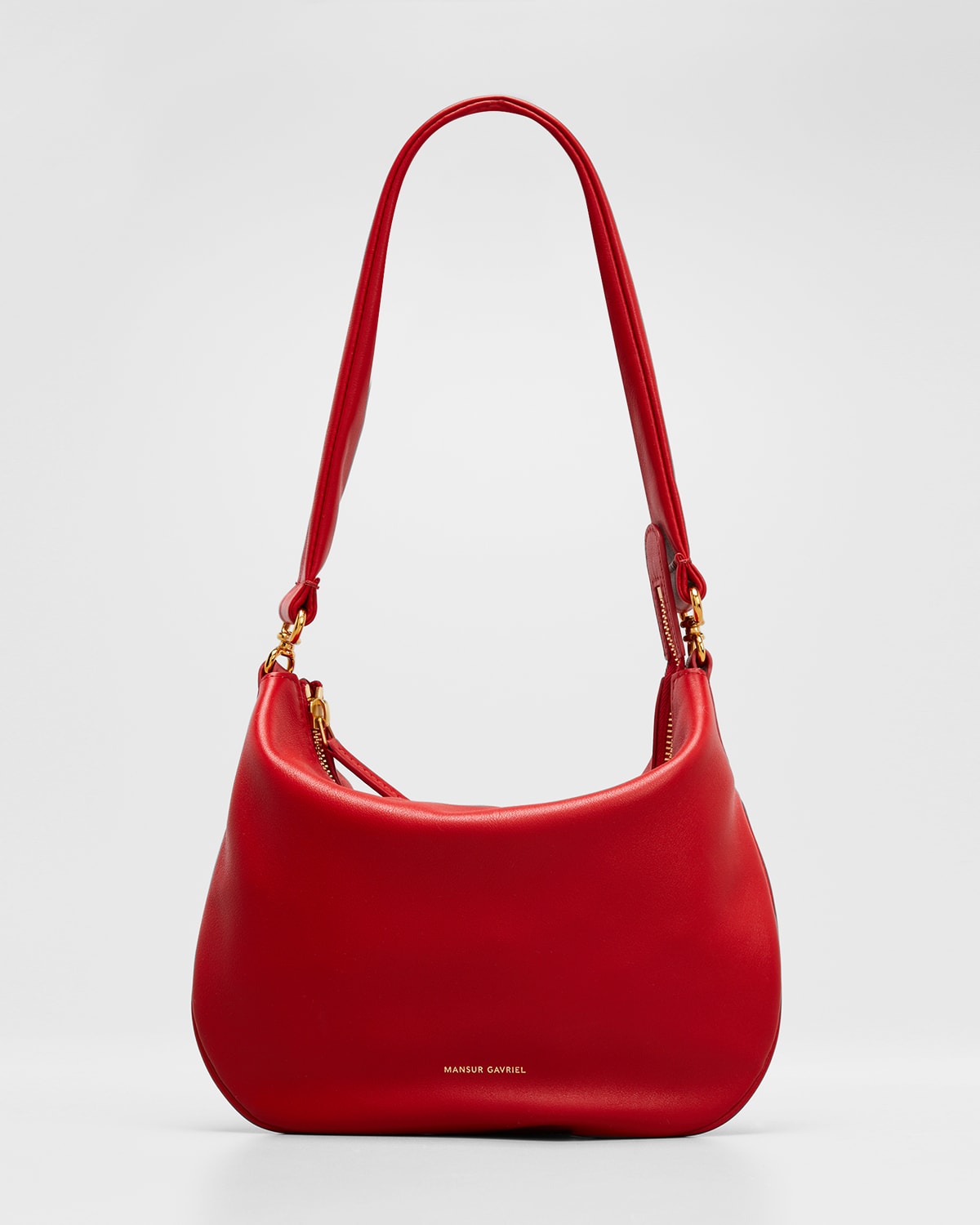 Mansur Gavriel Mini Swing Zip Shoulder Bag In Flamma