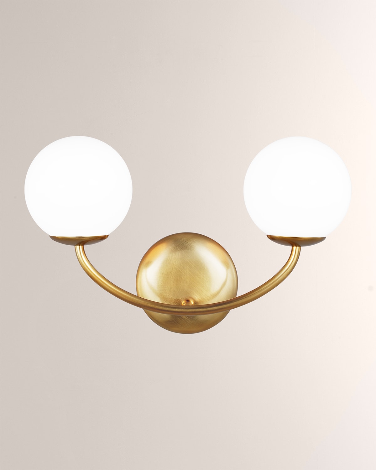 Shop Visual Comfort Studio 2 - Light Vanity Galassia By Aerin In Burnished Brass